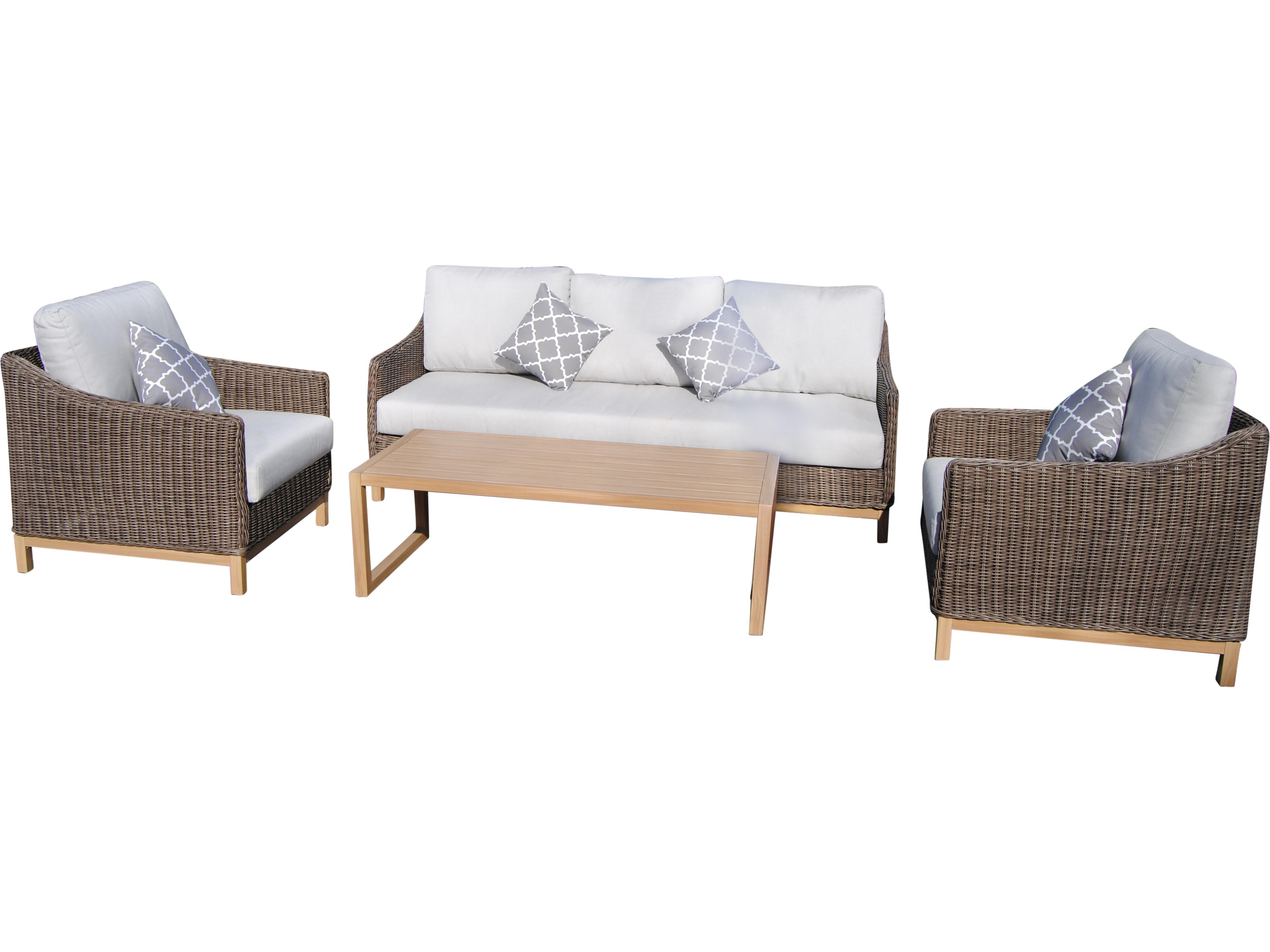 Napa Wicker Cushion Lounge Set