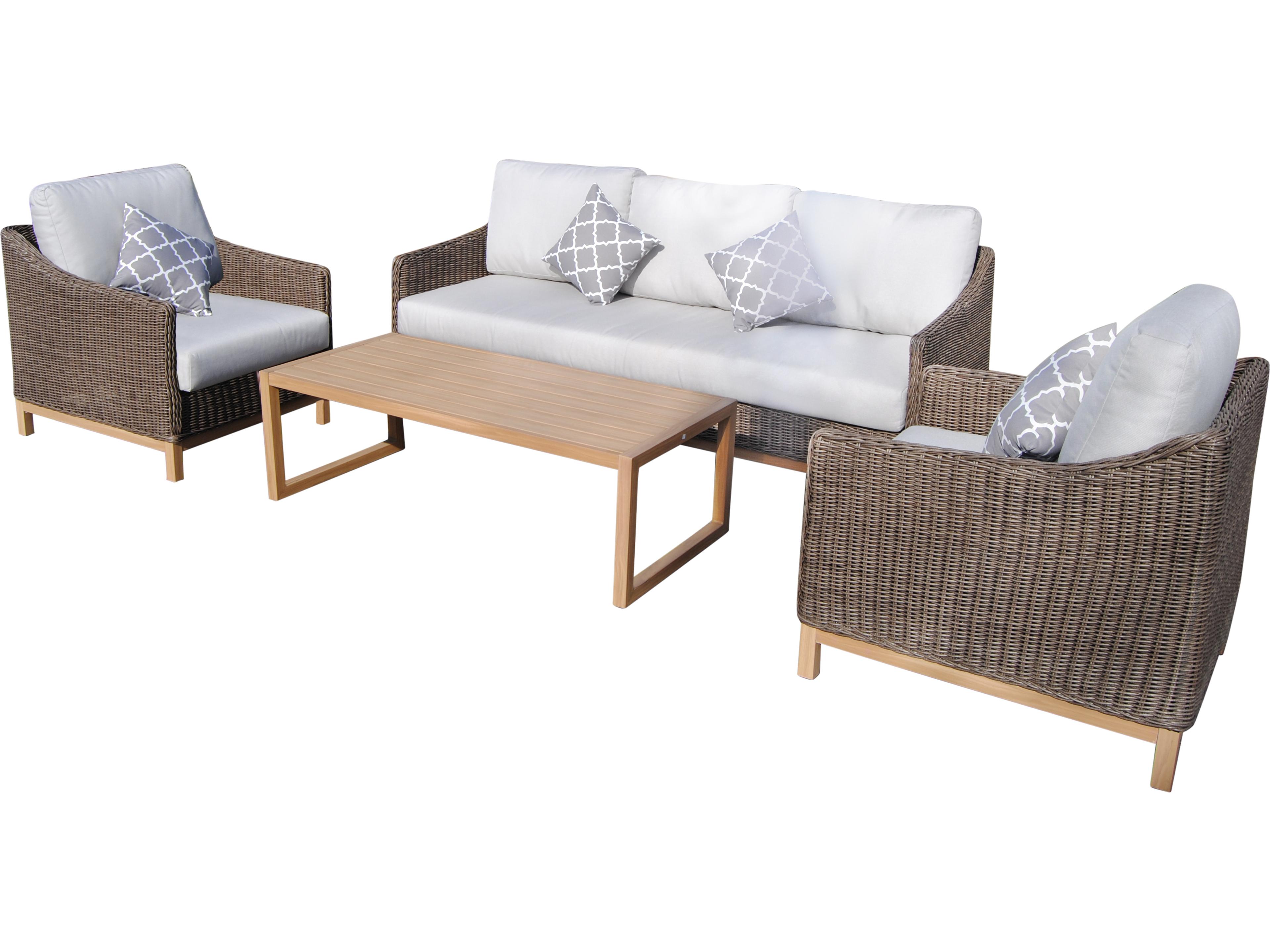 Teva Napa Wicker Cushion Lounge Set