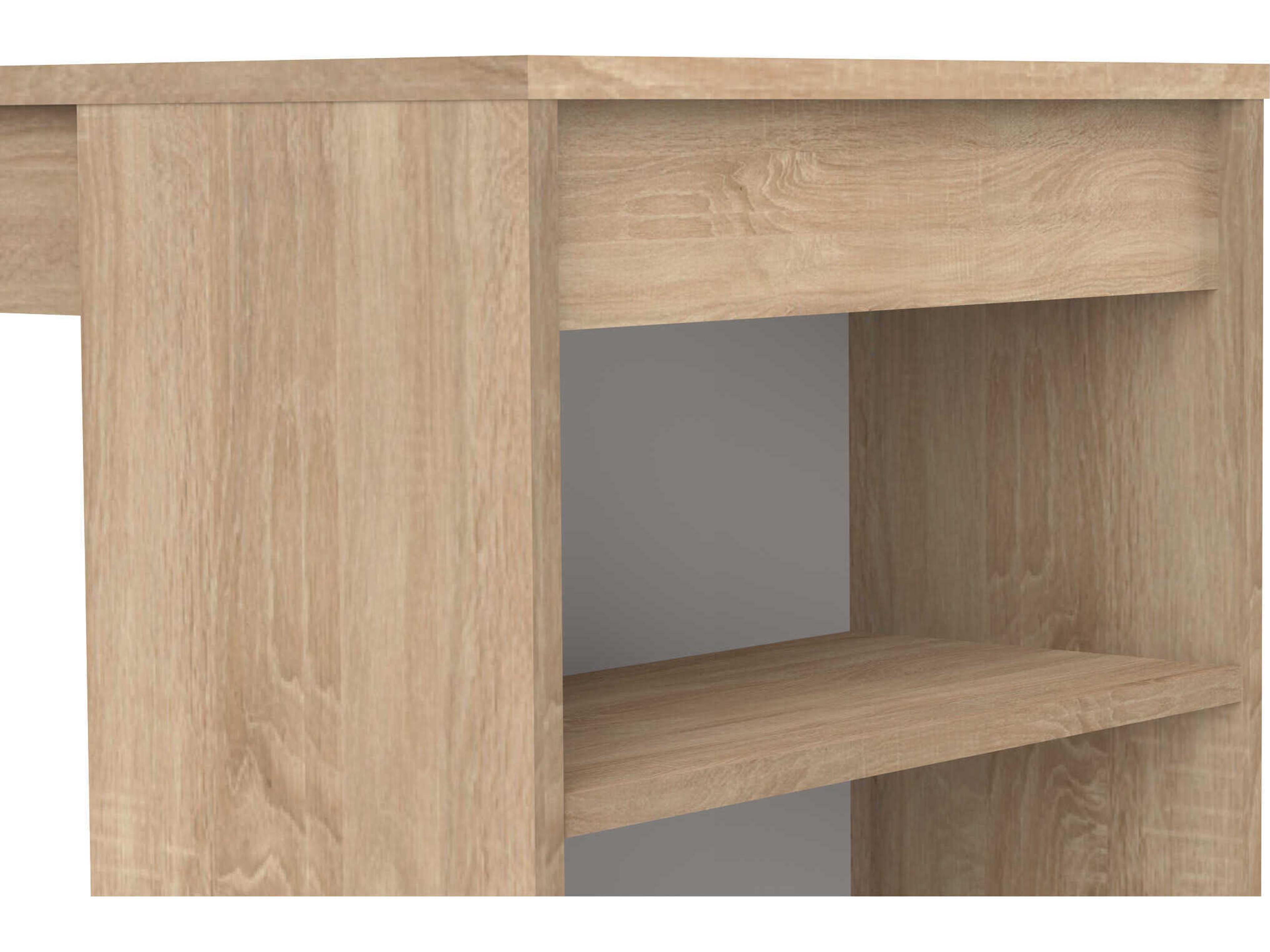 TemaHome Aravis Melamine Natural Oak Rectangular Bar Table