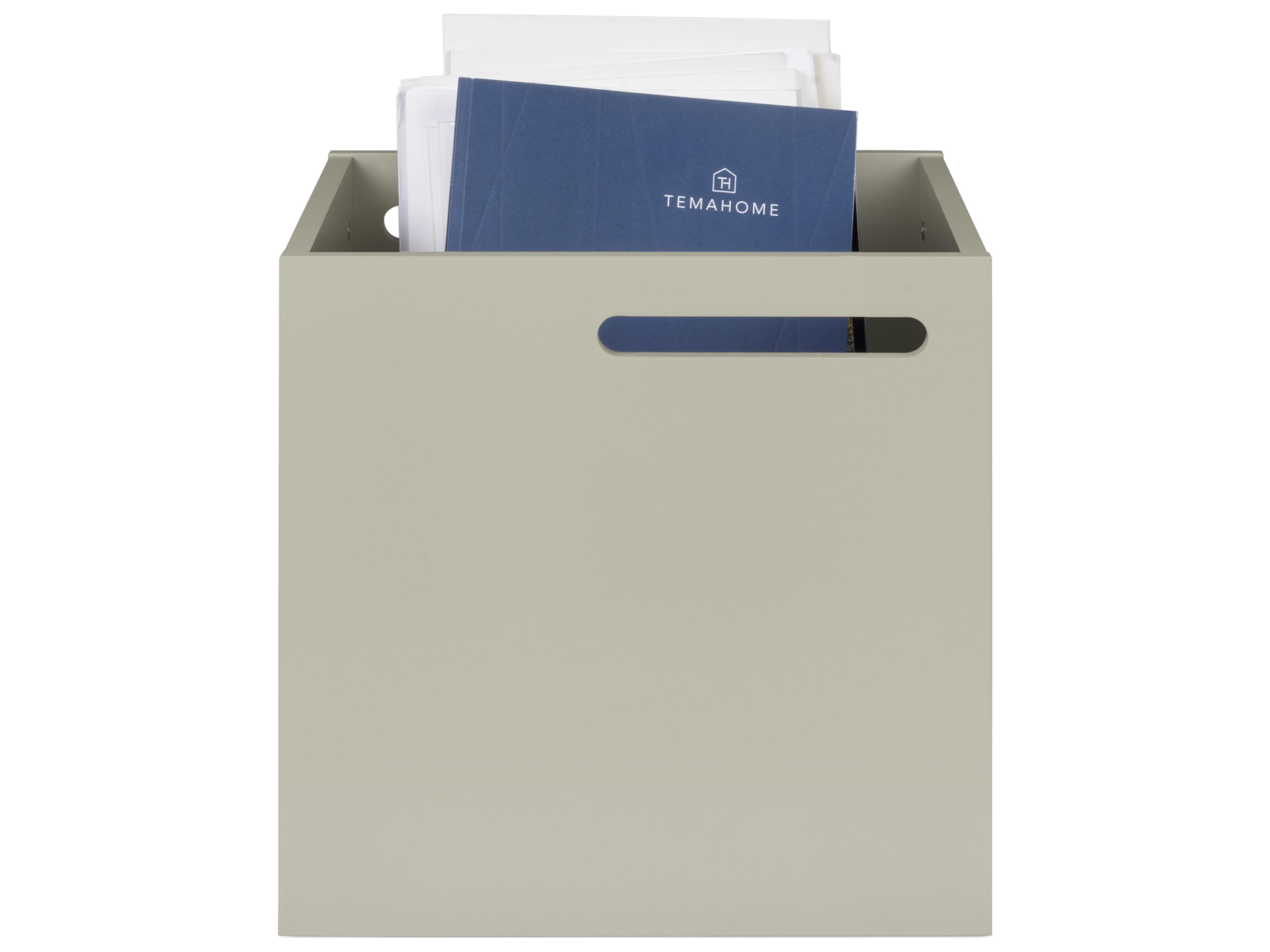 TemaHome Berlin Light Grey Storage Bin