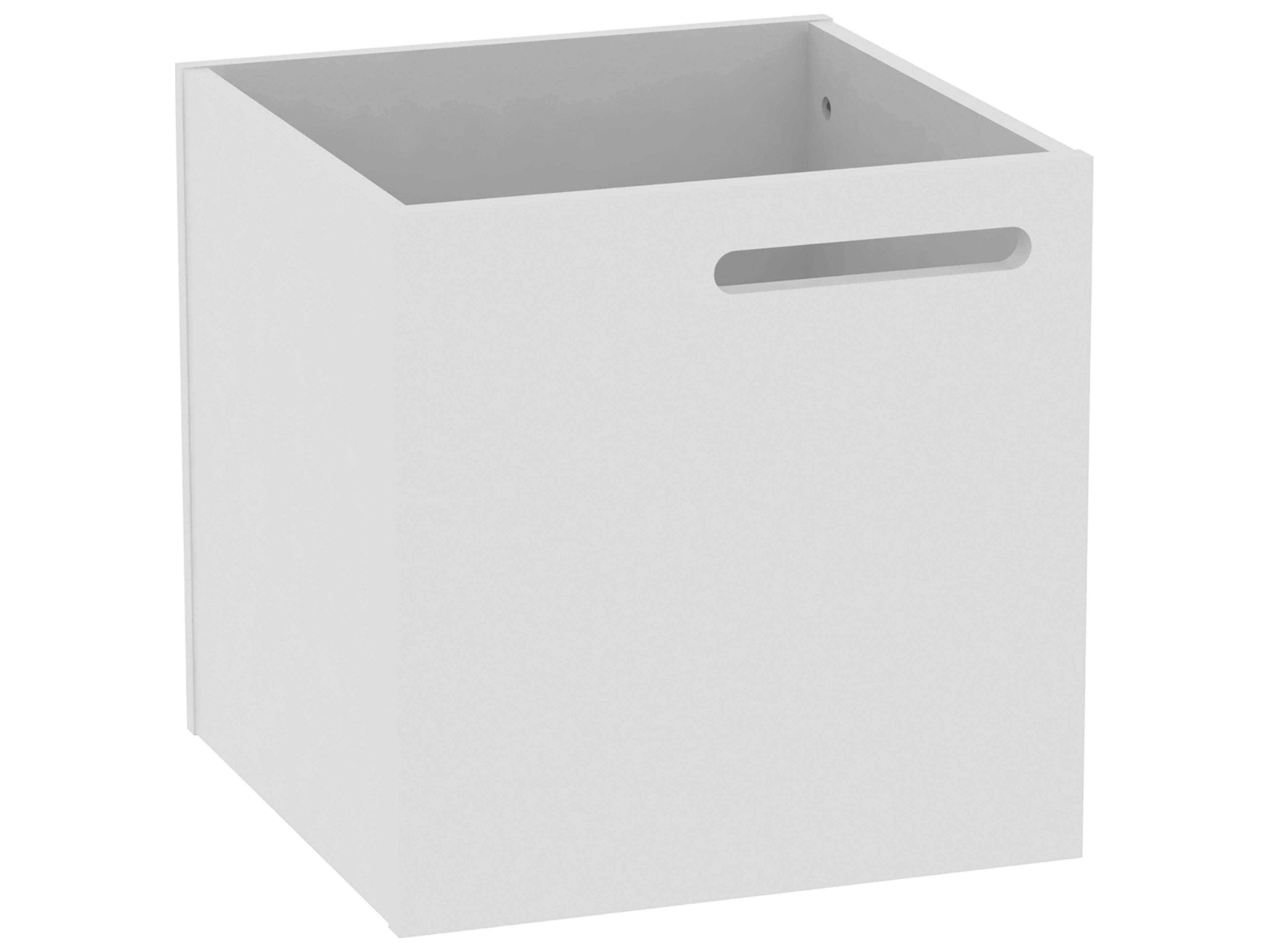 Berlin Storage Bin Pure White Modern