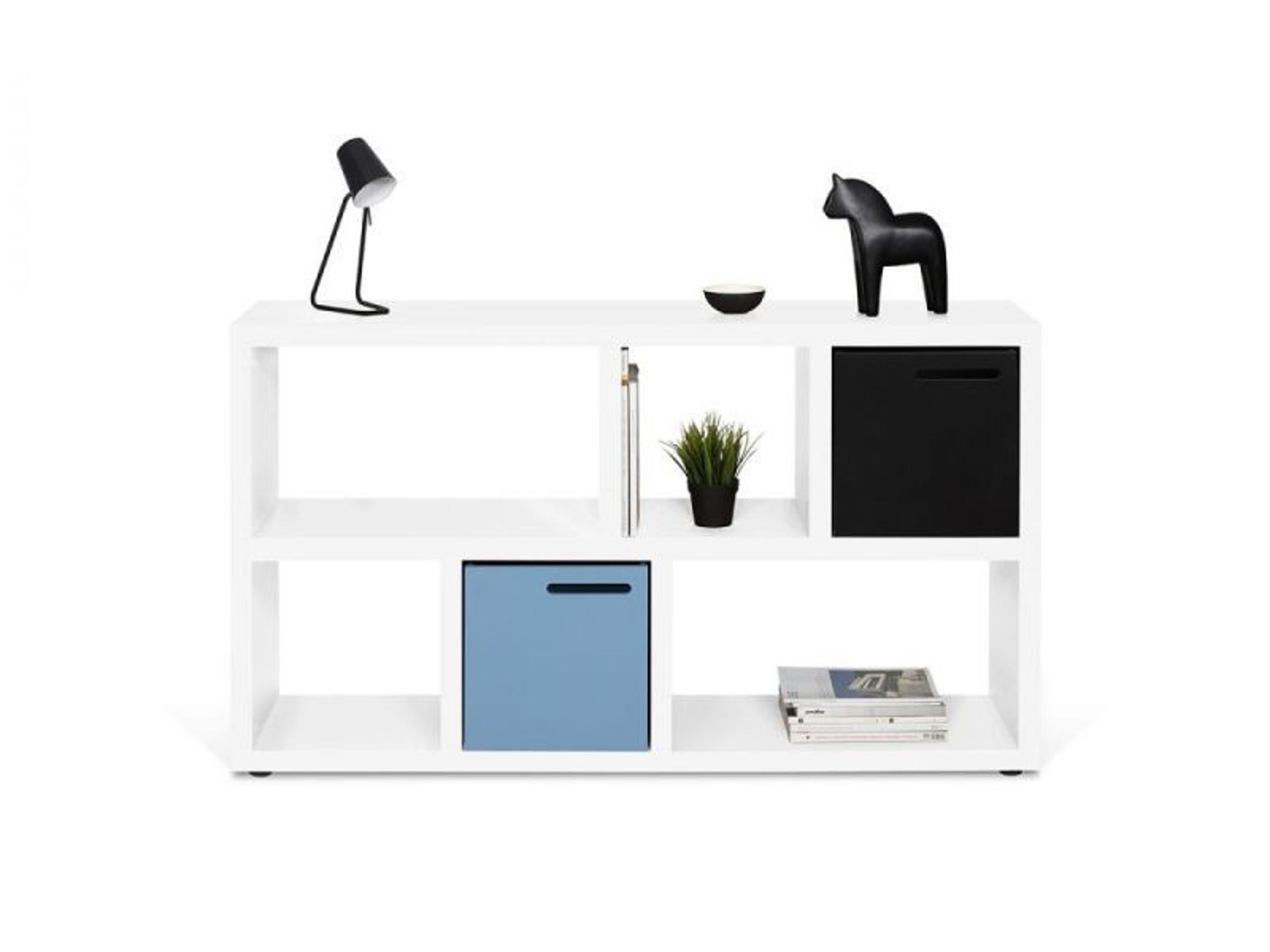 TemaHome Berlin Rectangular Wood Pure White Console Table