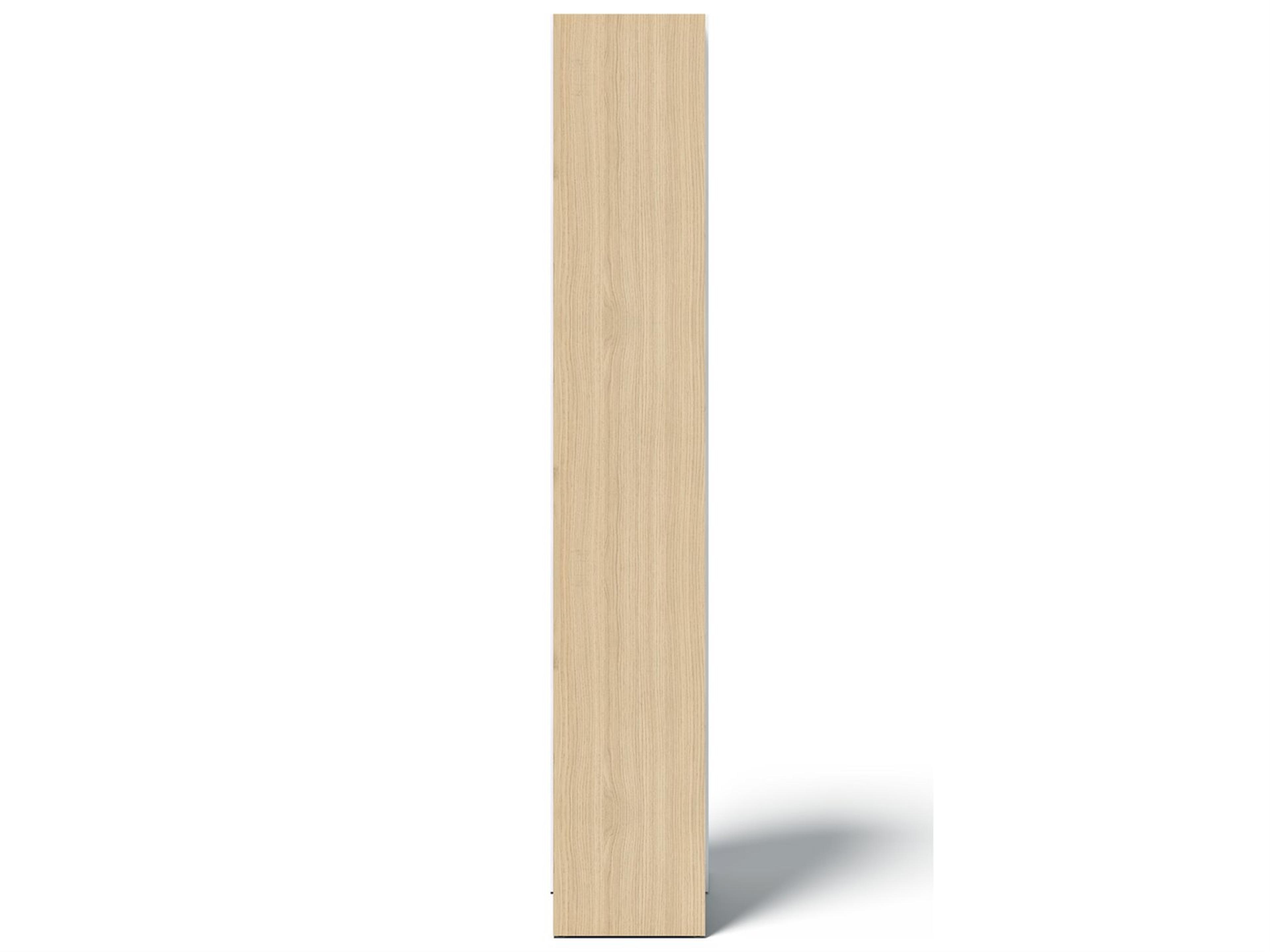 TemaHome Ella Melamine Light Oak & Pure White Bookcase