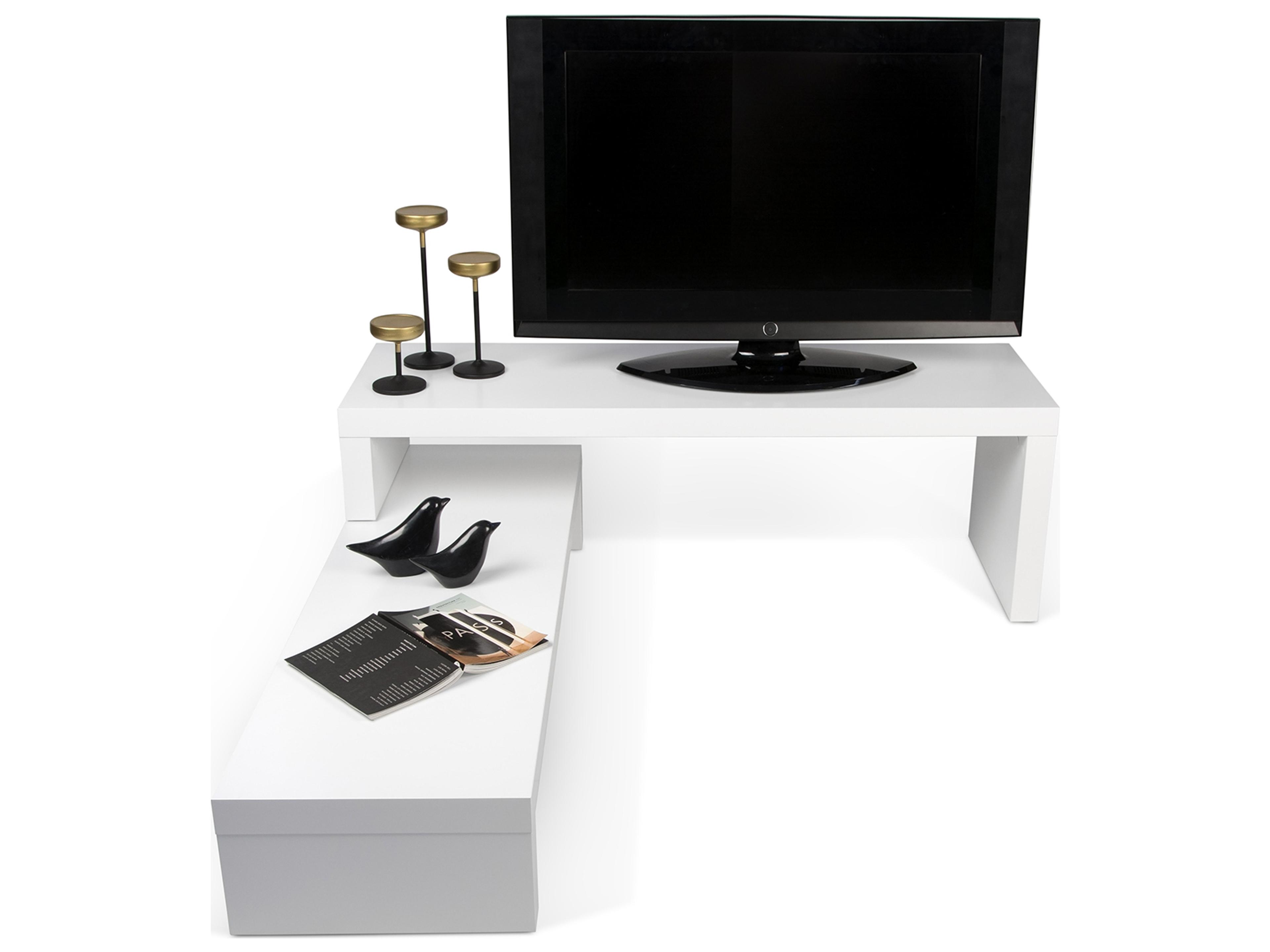 TemaHome Cliff 49" Pure White Media Console
