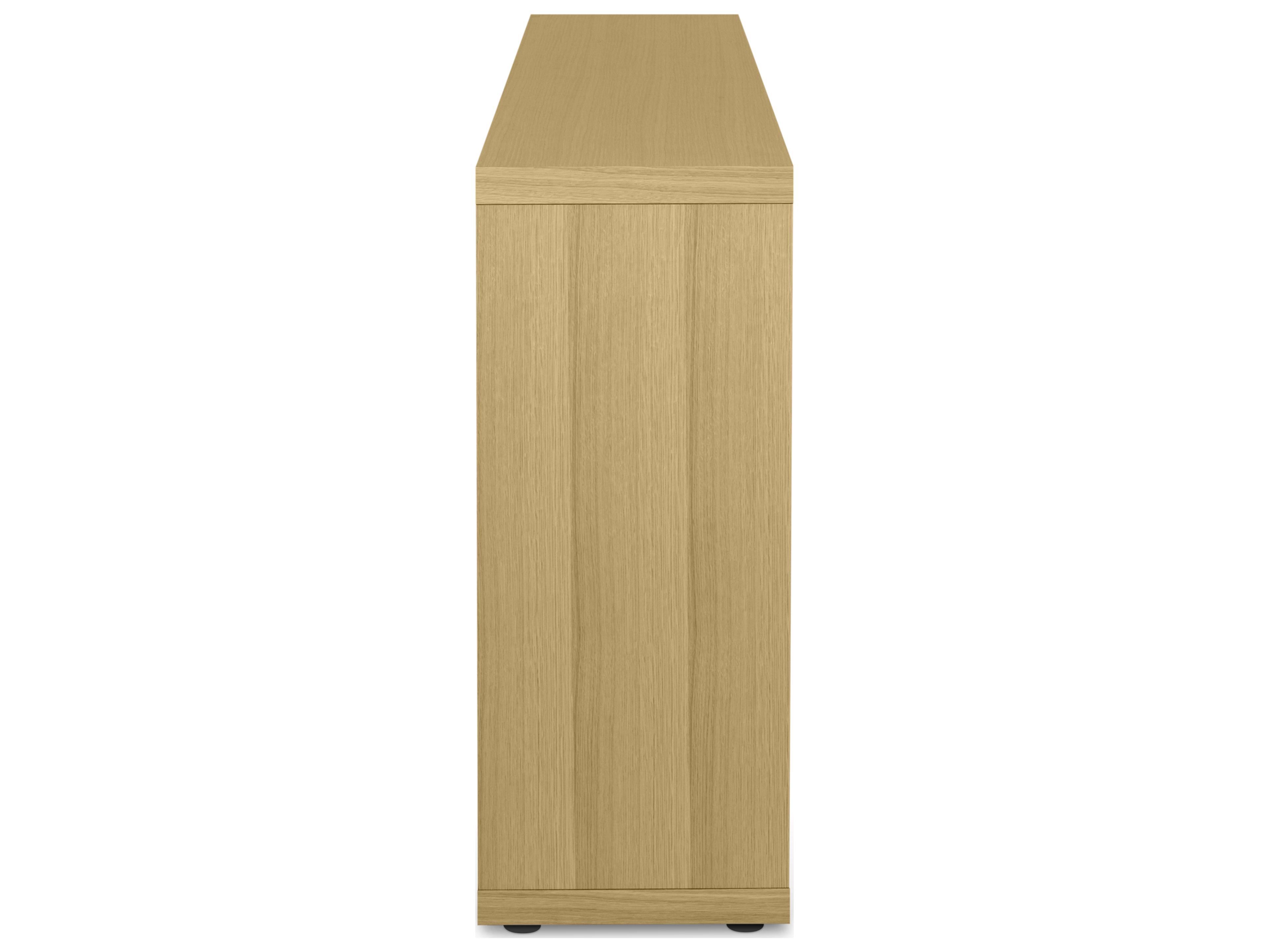 TemaHome Berlin Rectangular Wood Oak Console Table