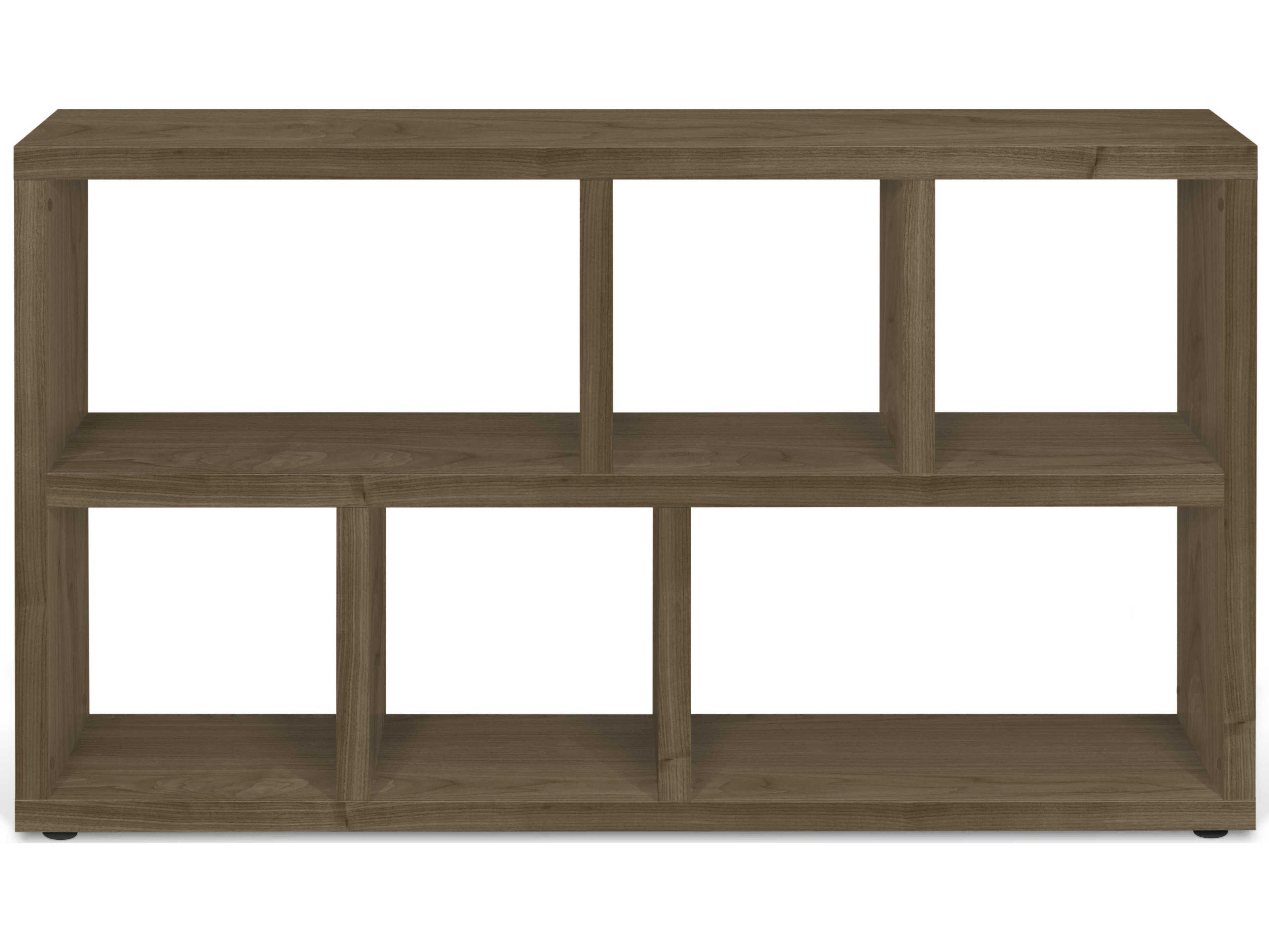 TemaHome Berlin Rectangular Wood Walnut Console Table