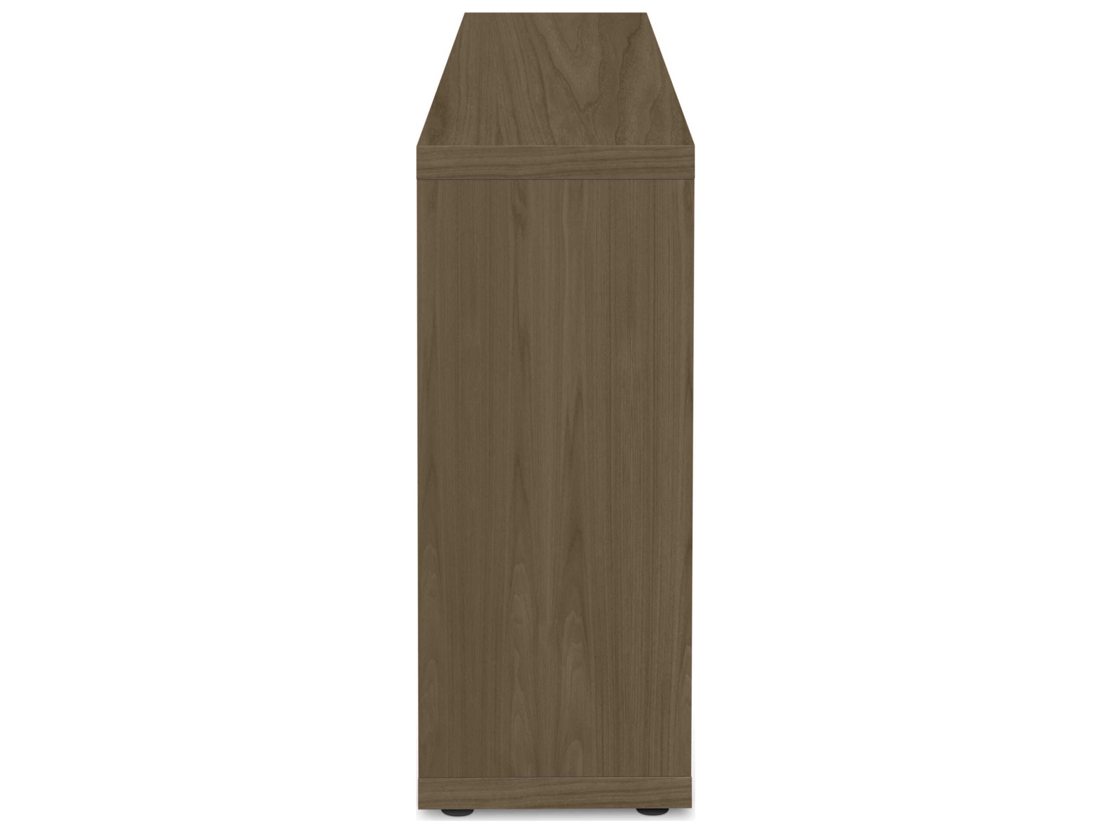 TemaHome Berlin Rectangular Wood Walnut Console Table