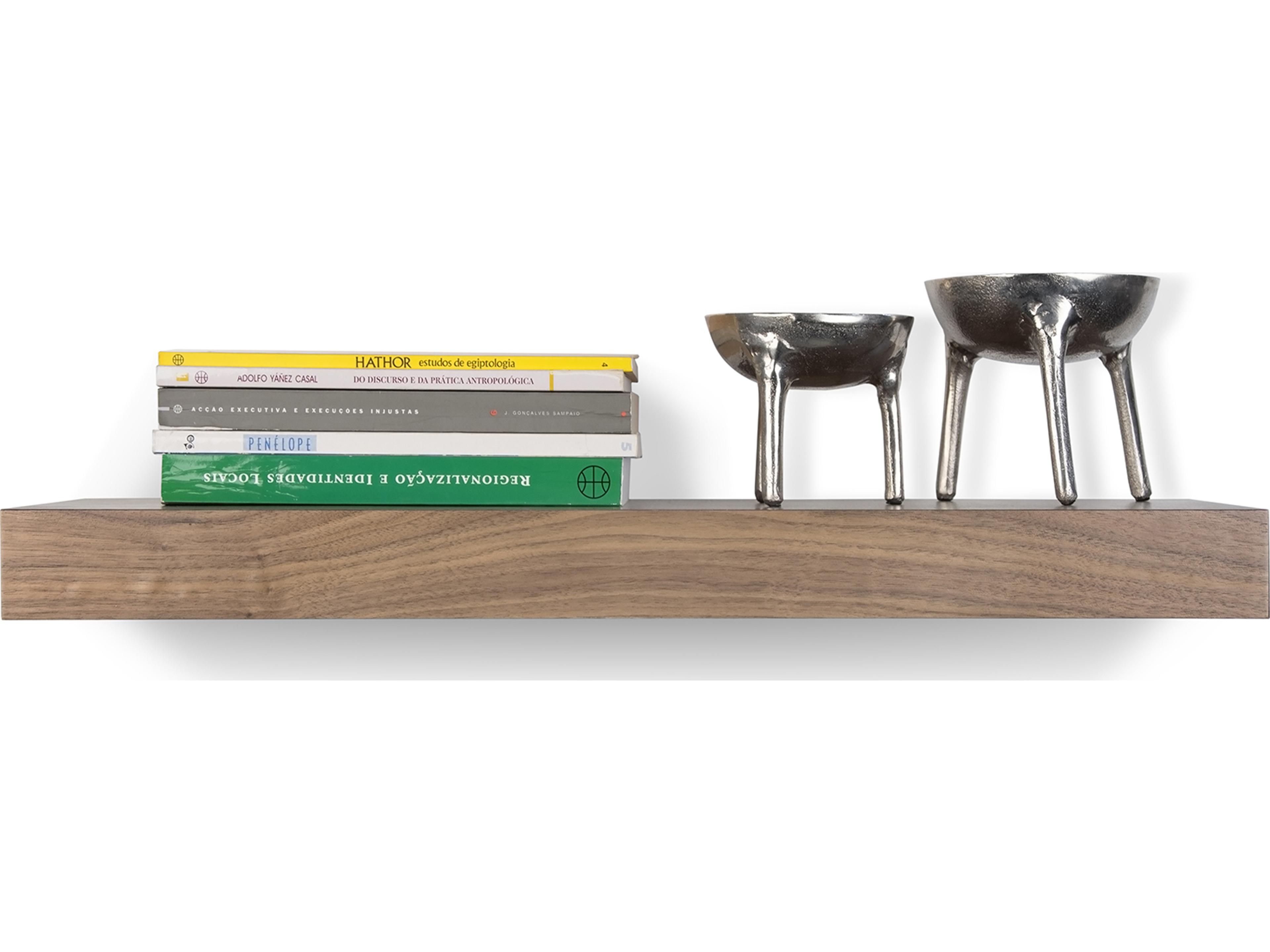 TemaHome Balda Walnut 24" Wall Shelf