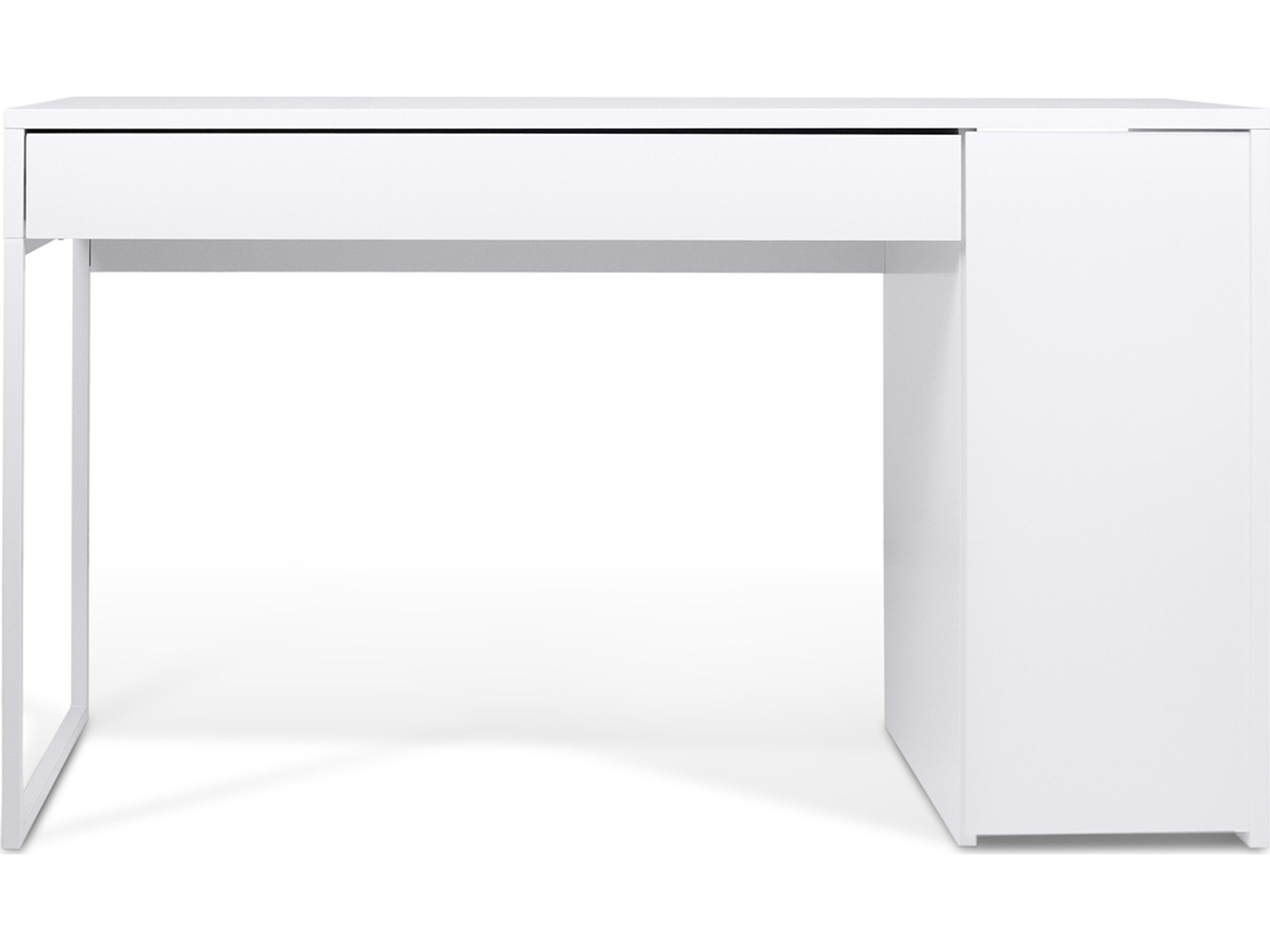 TemaHome Prado Pure White Lacquer Computer Desk