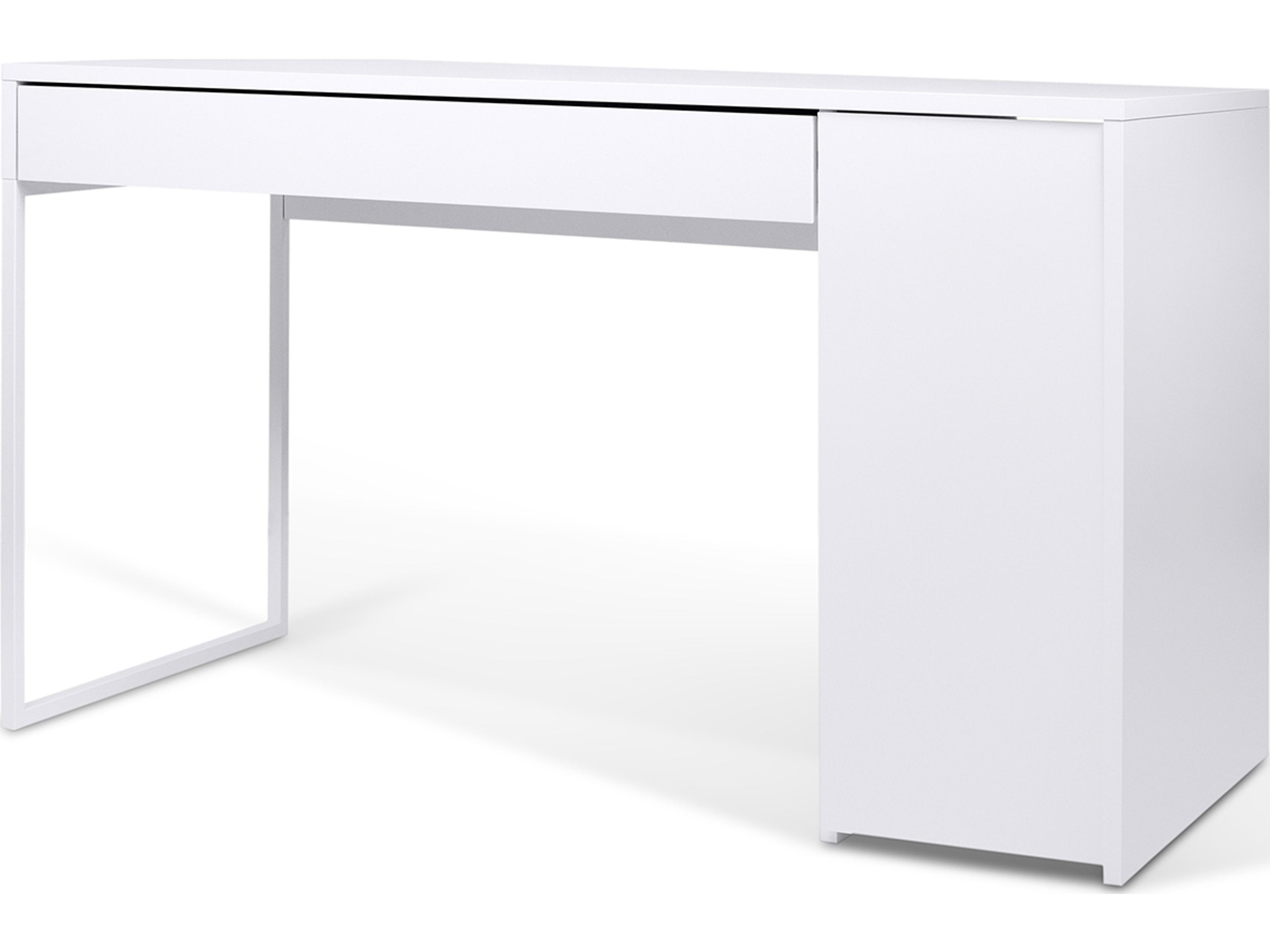 TemaHome Prado Pure White Lacquer Computer Desk