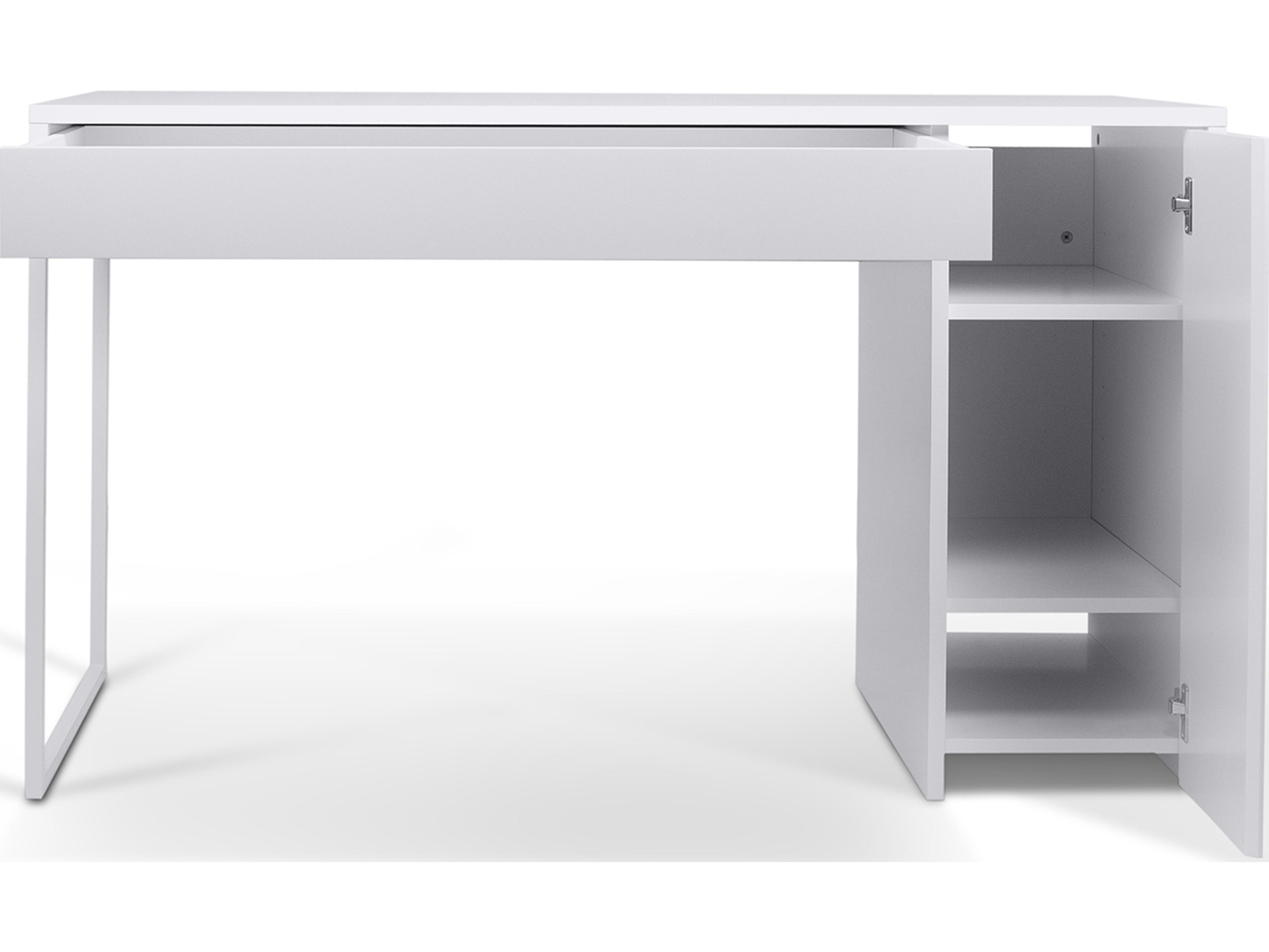 TemaHome Prado Pure White Lacquer Computer Desk