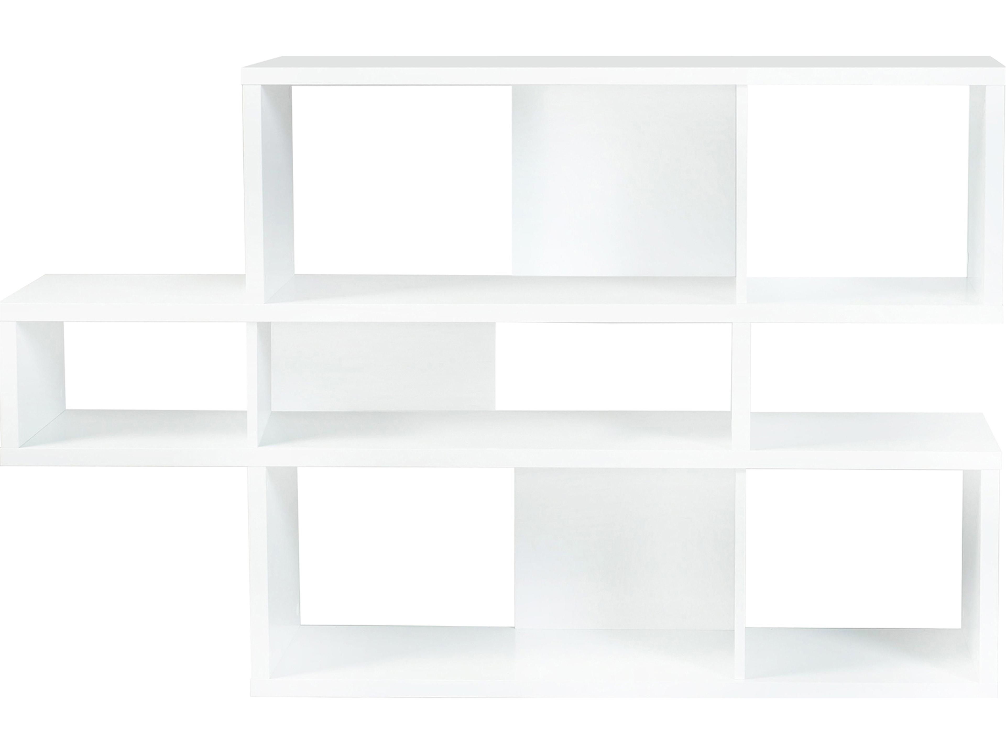 London Pure White Frame Bookcase