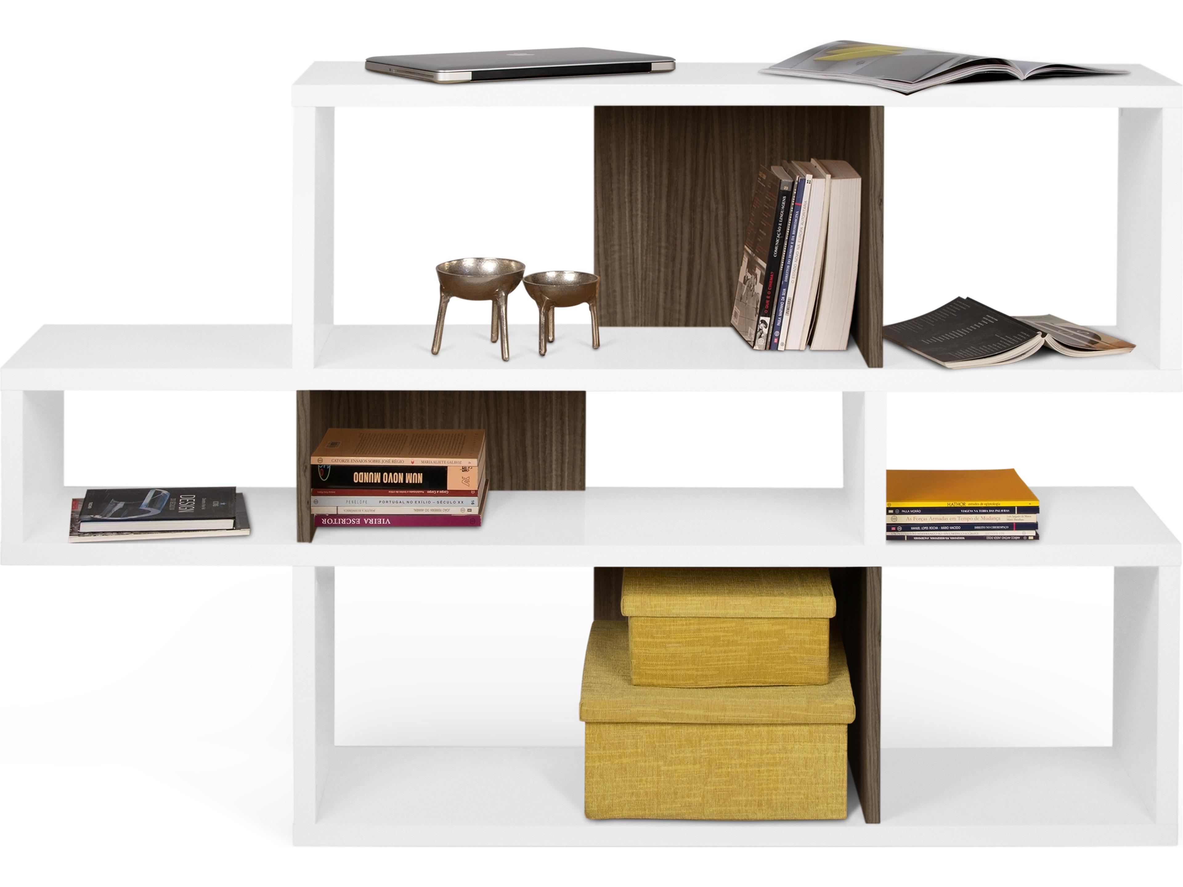 TemaHome London Pure White Frame Bookcase