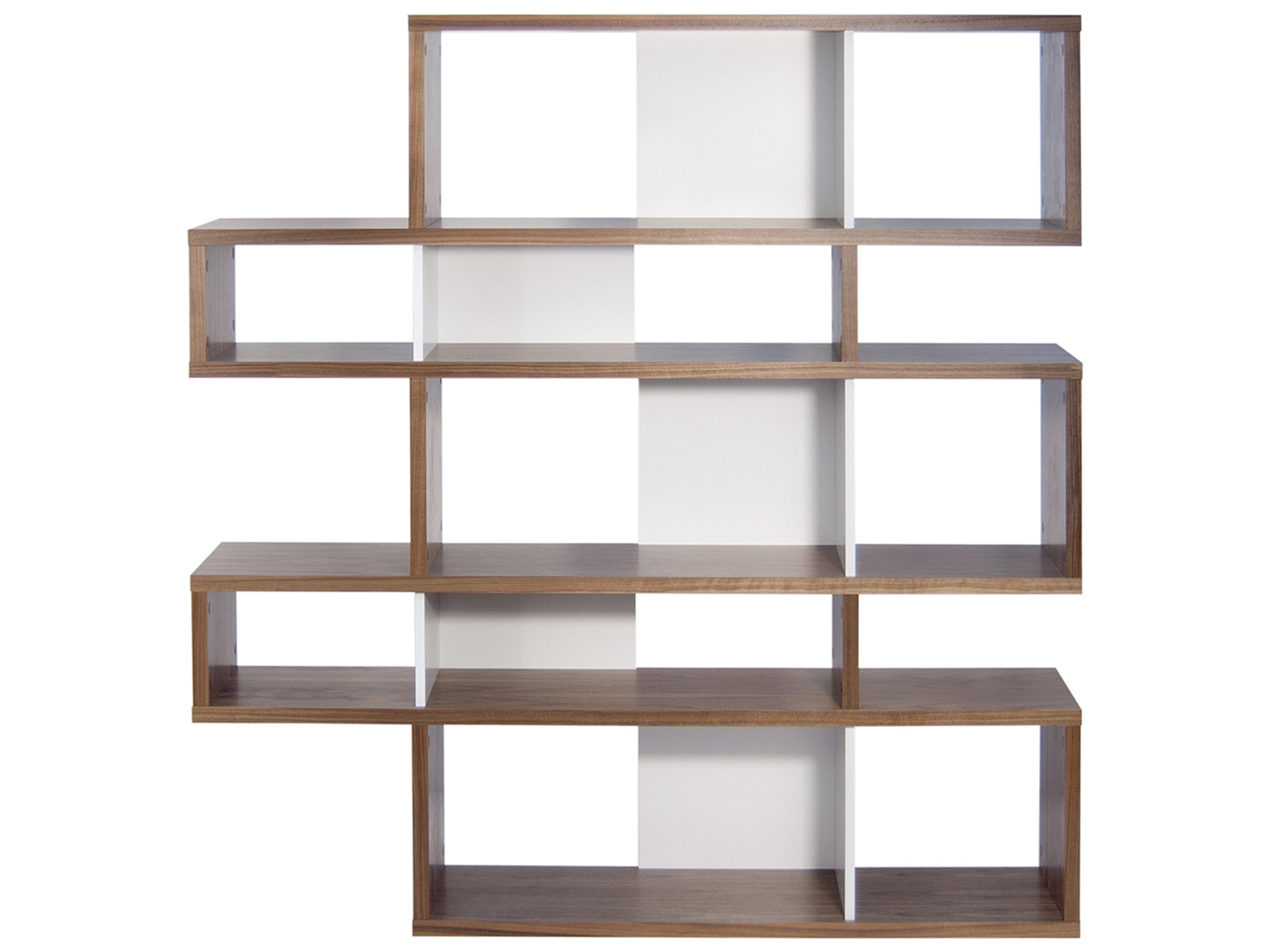 TemaHome London Walnut Frame Bookcase