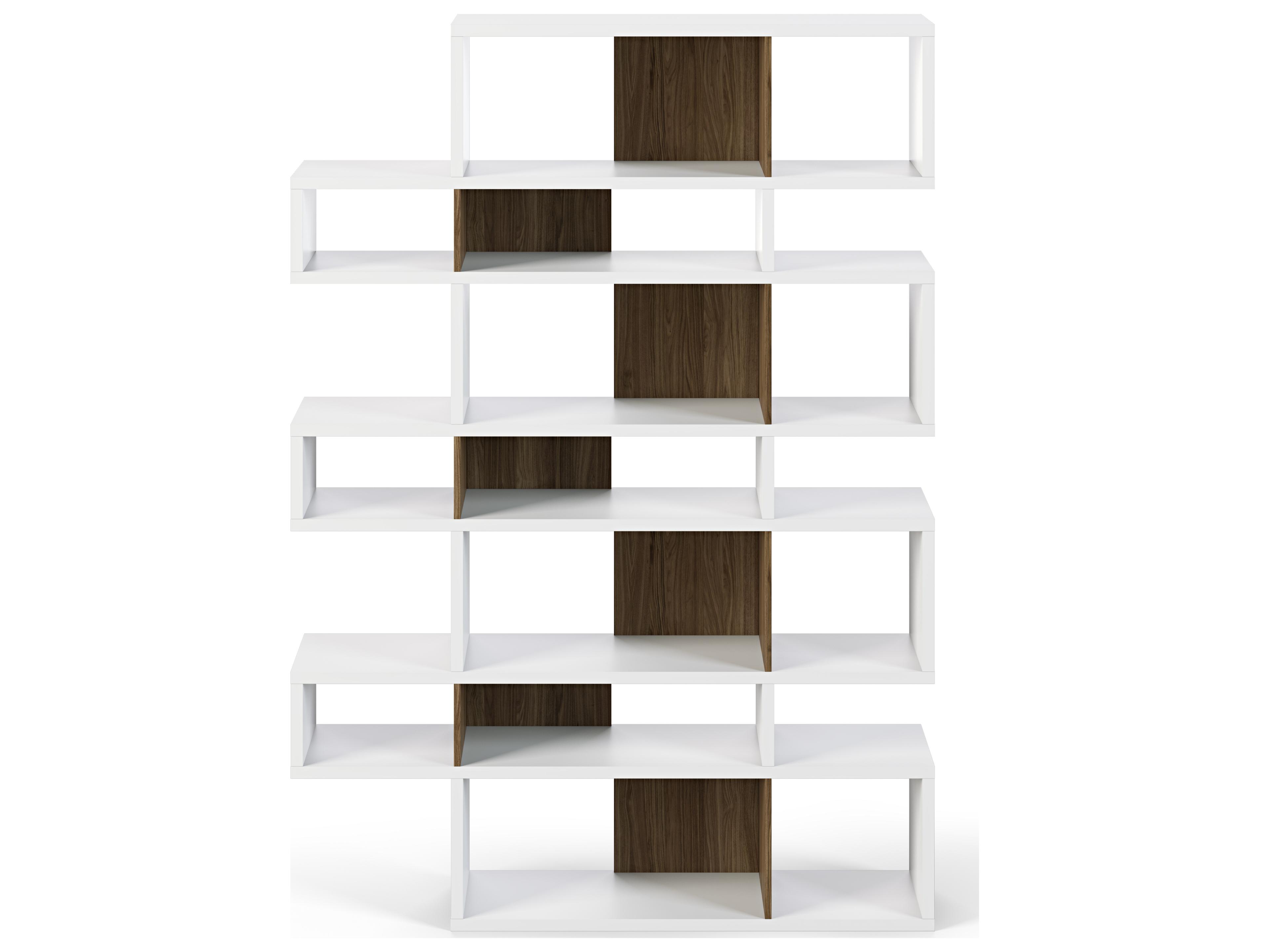 London Pure White Frame Bookcase