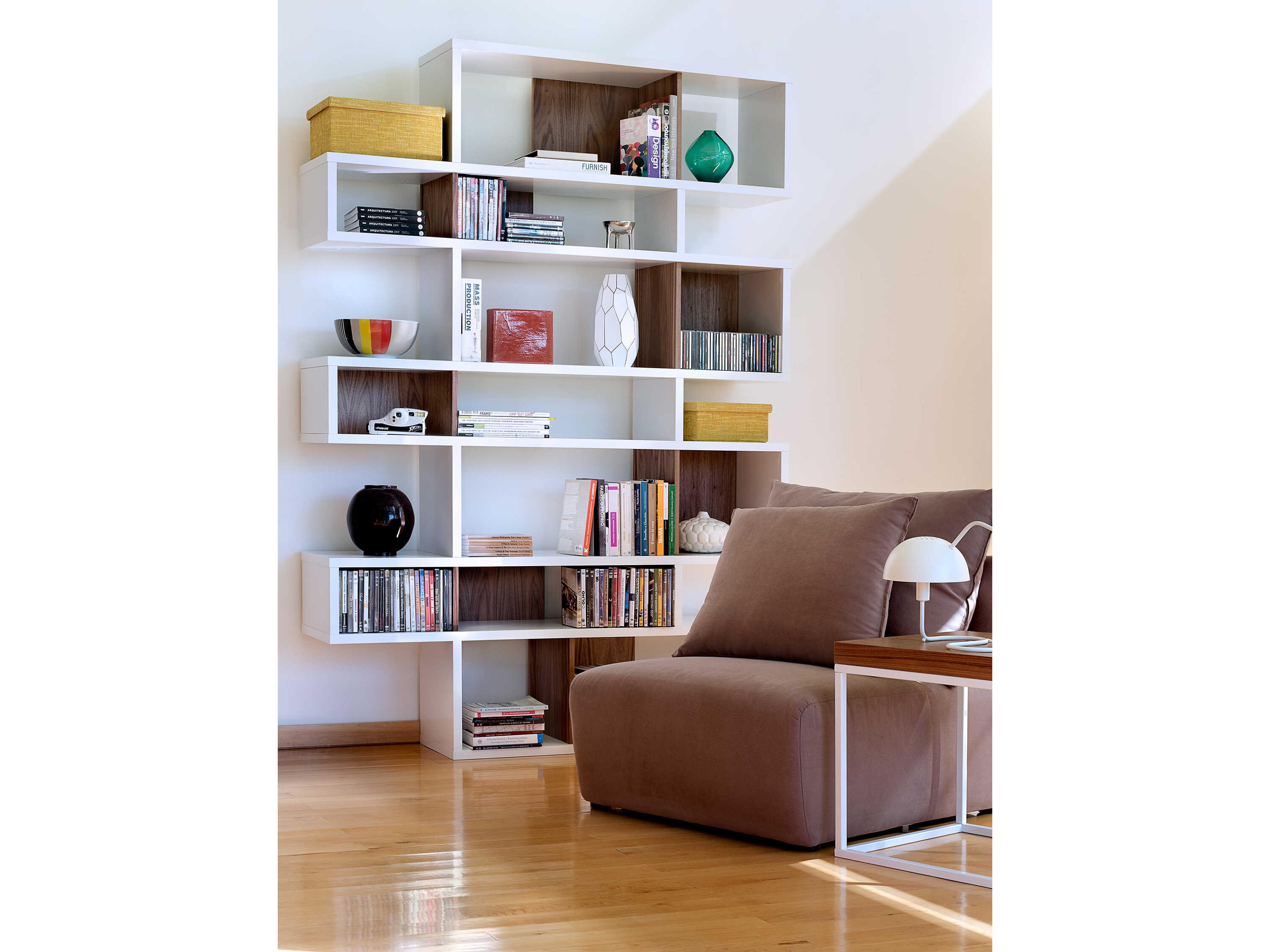 TemaHome London Pure White Frame Bookcase