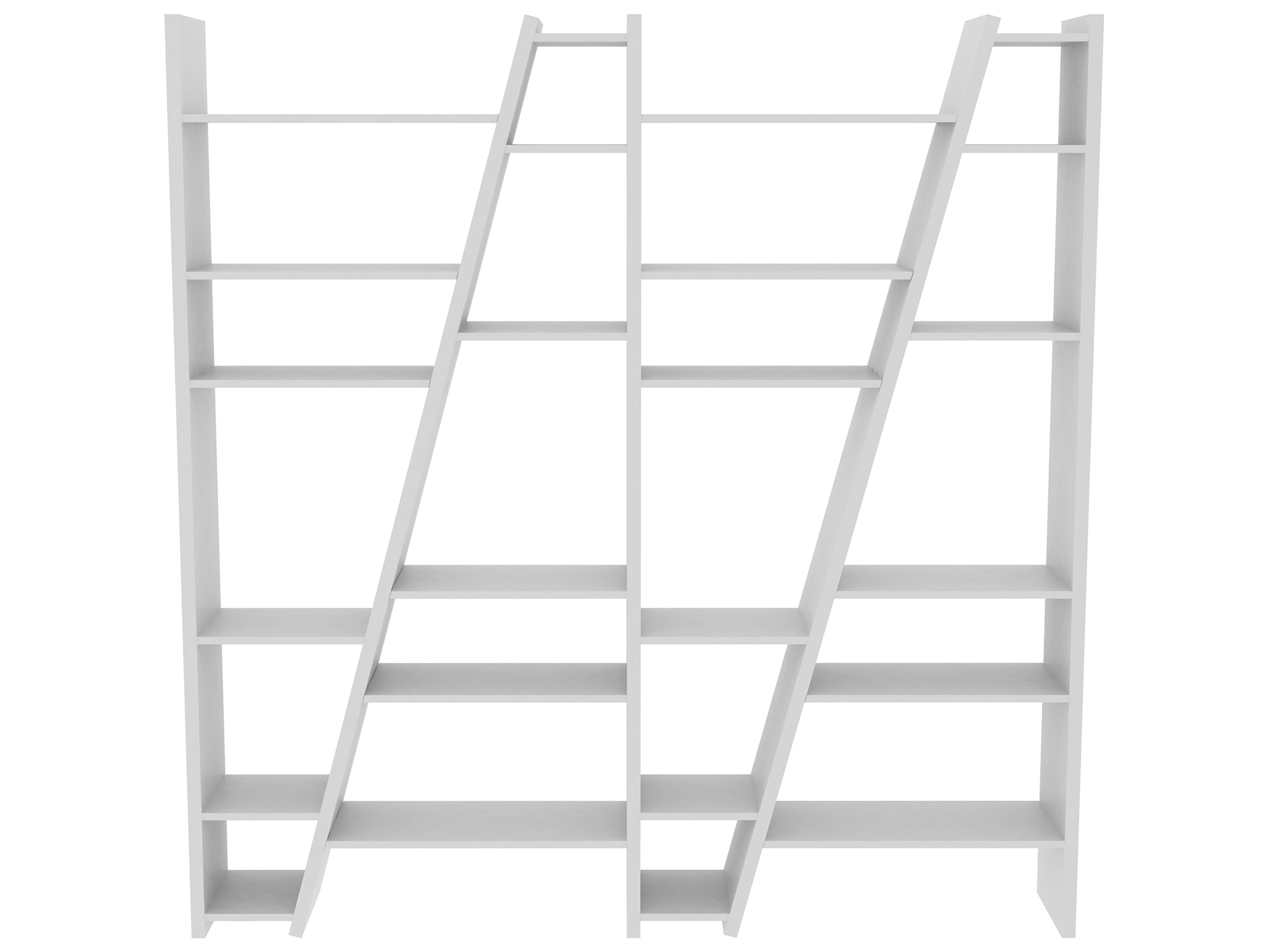 Delta Pure White Bookcase