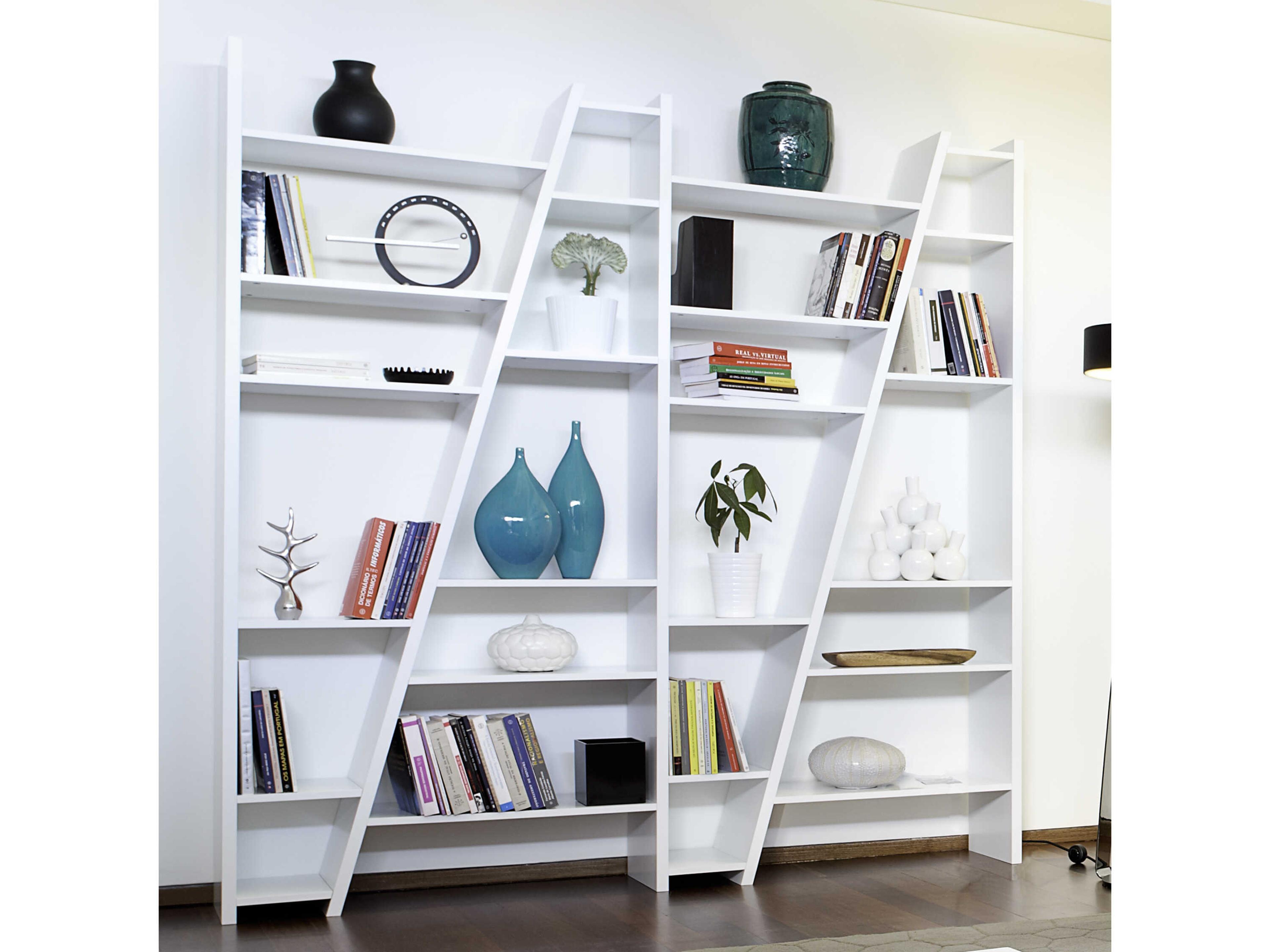 TemaHome Delta Pure White Bookcase