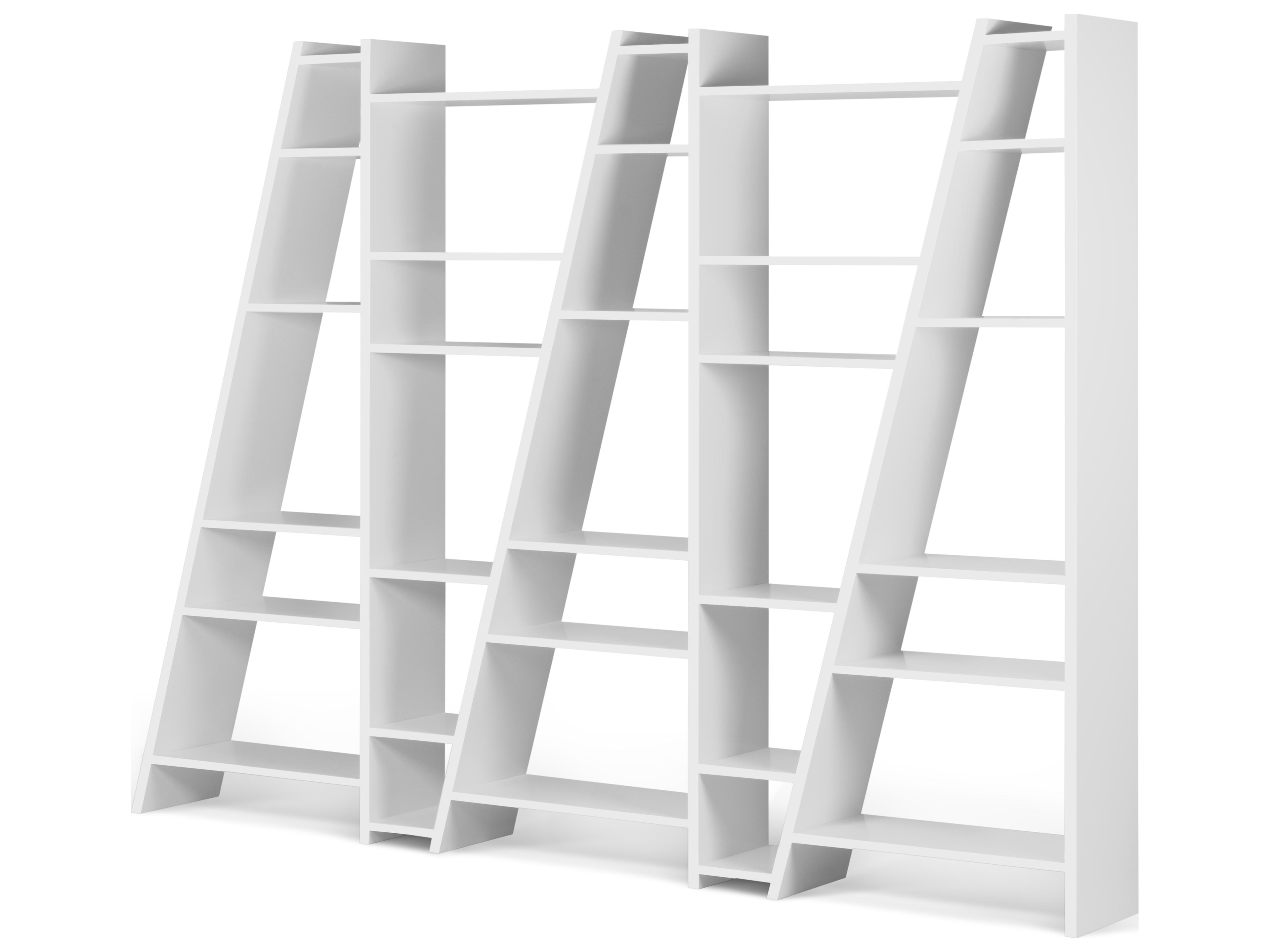 TemaHome Delta Pure White Bookcase
