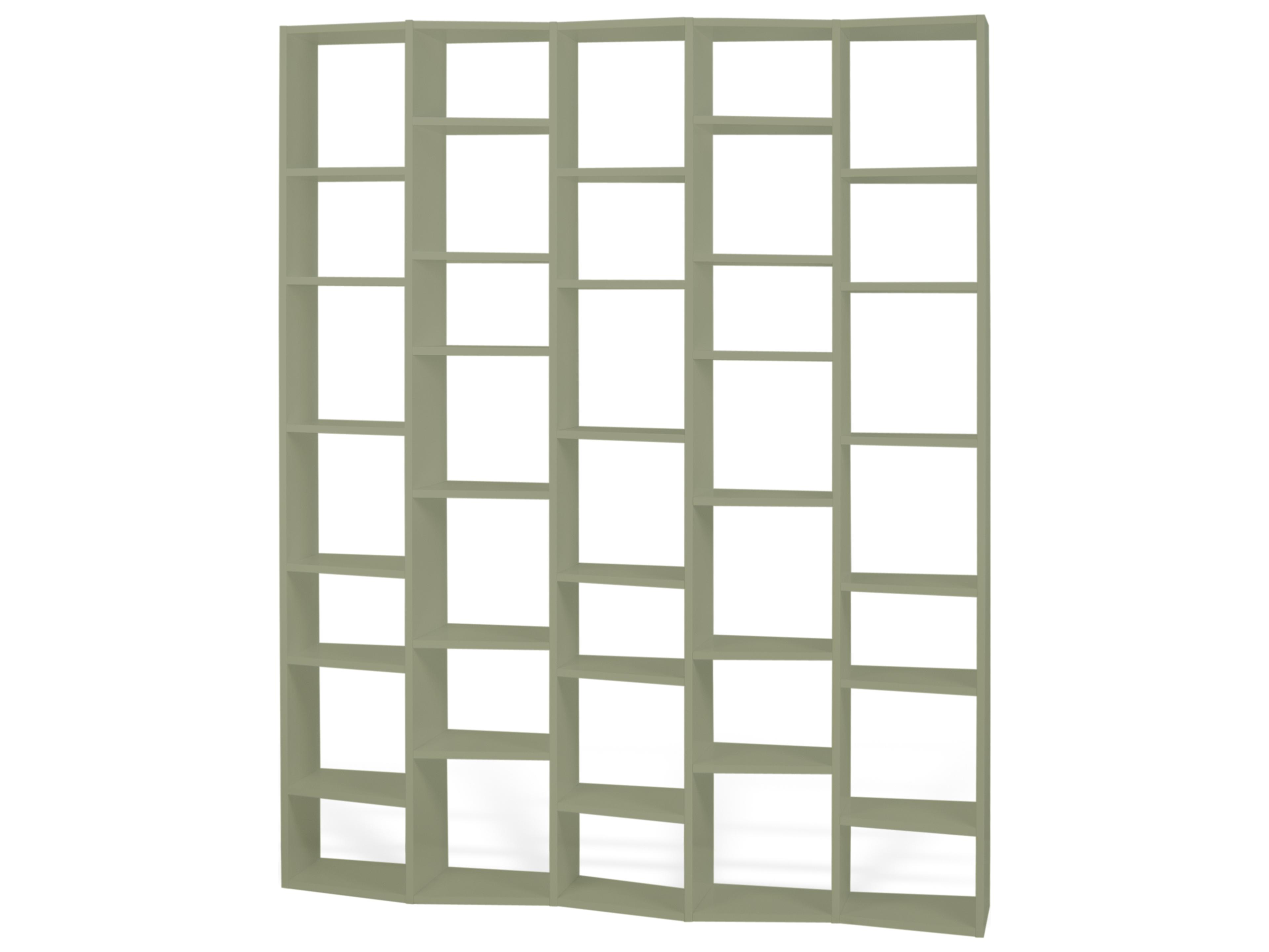 TemaHome Valsa Matte Grey Bookcase