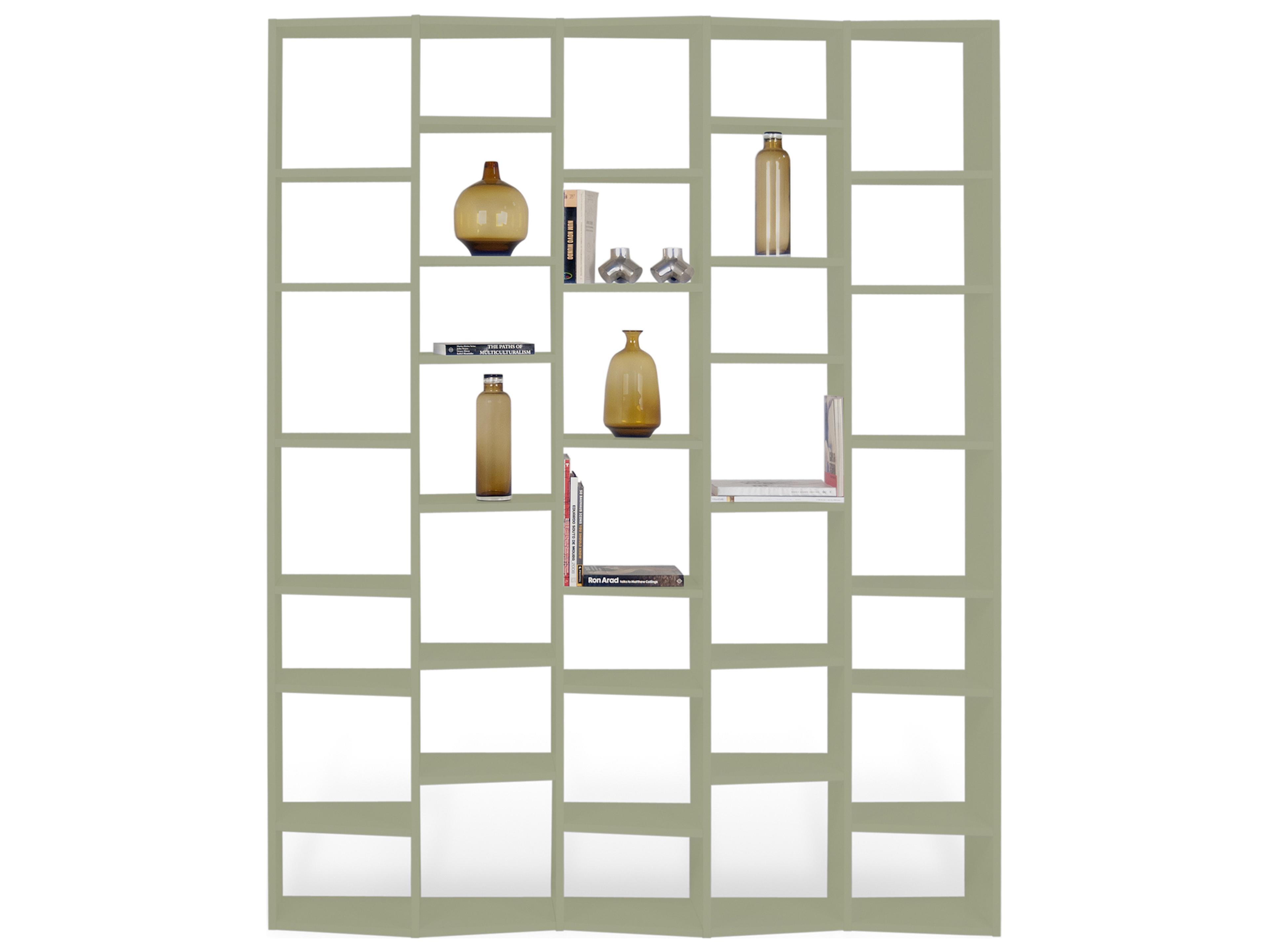 TemaHome Valsa Matte Grey Bookcase