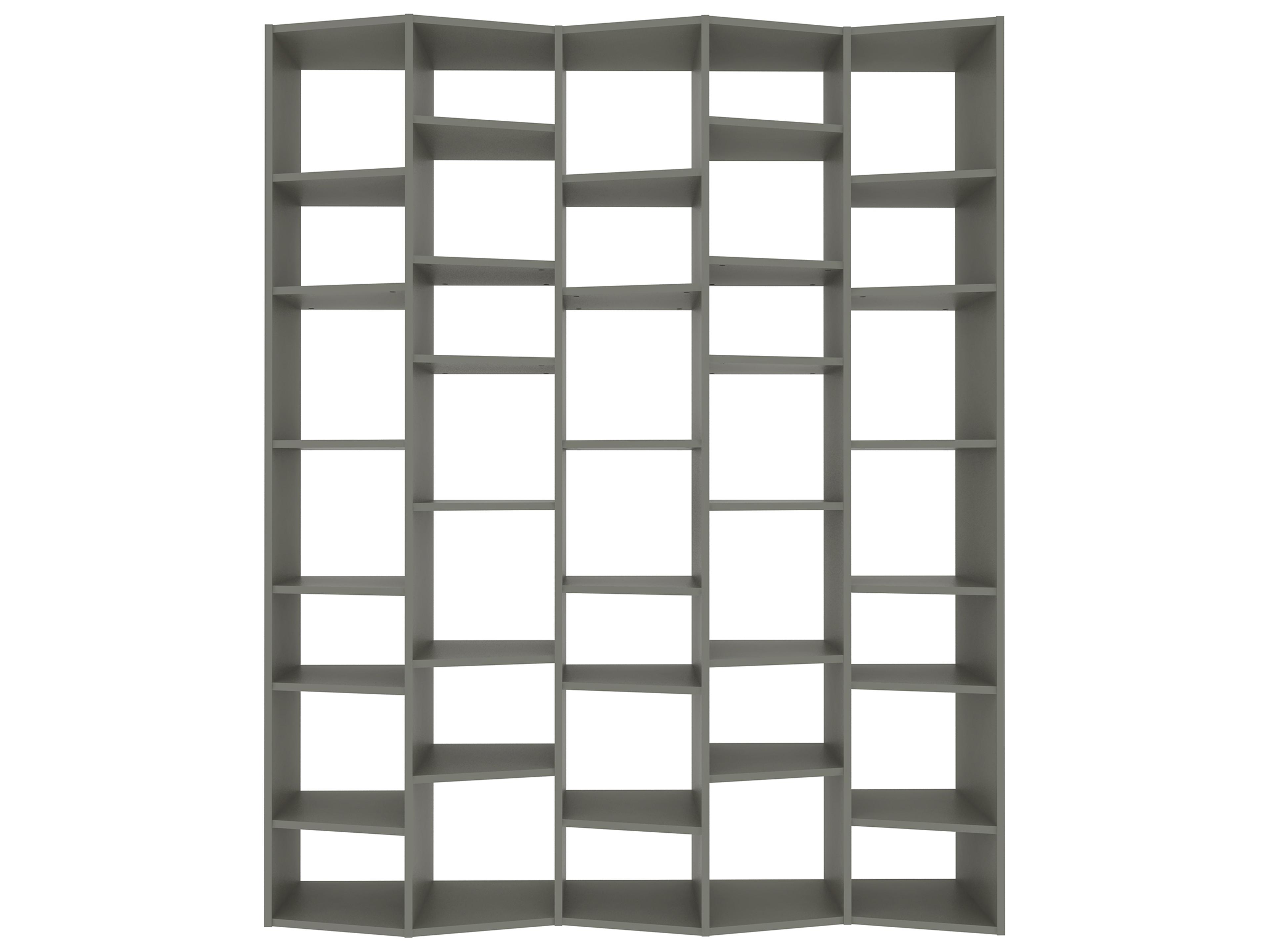 TemaHome Valsa Matte Grey Bookcase