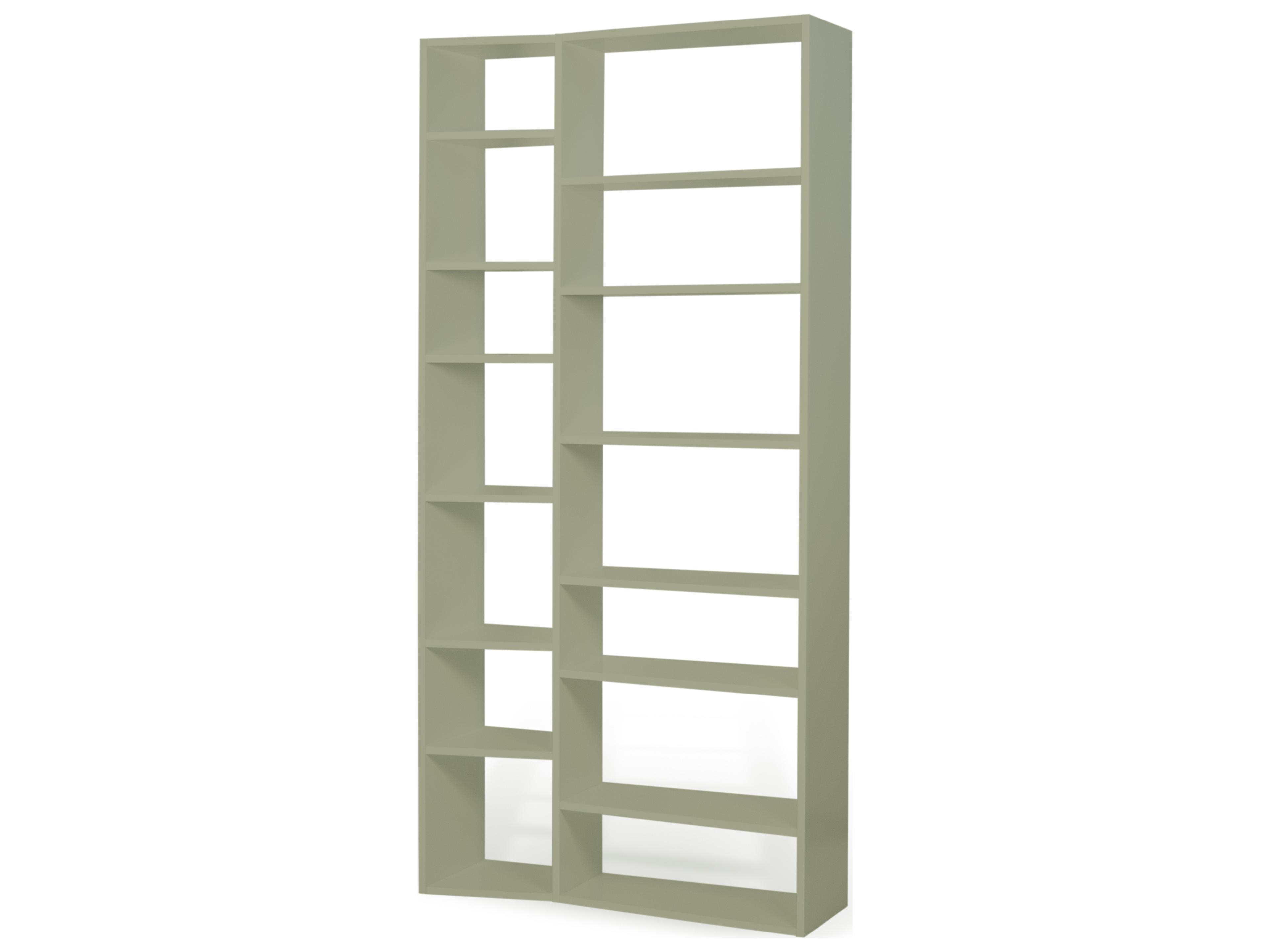 TemaHome Valsa Matte Grey Bookcase