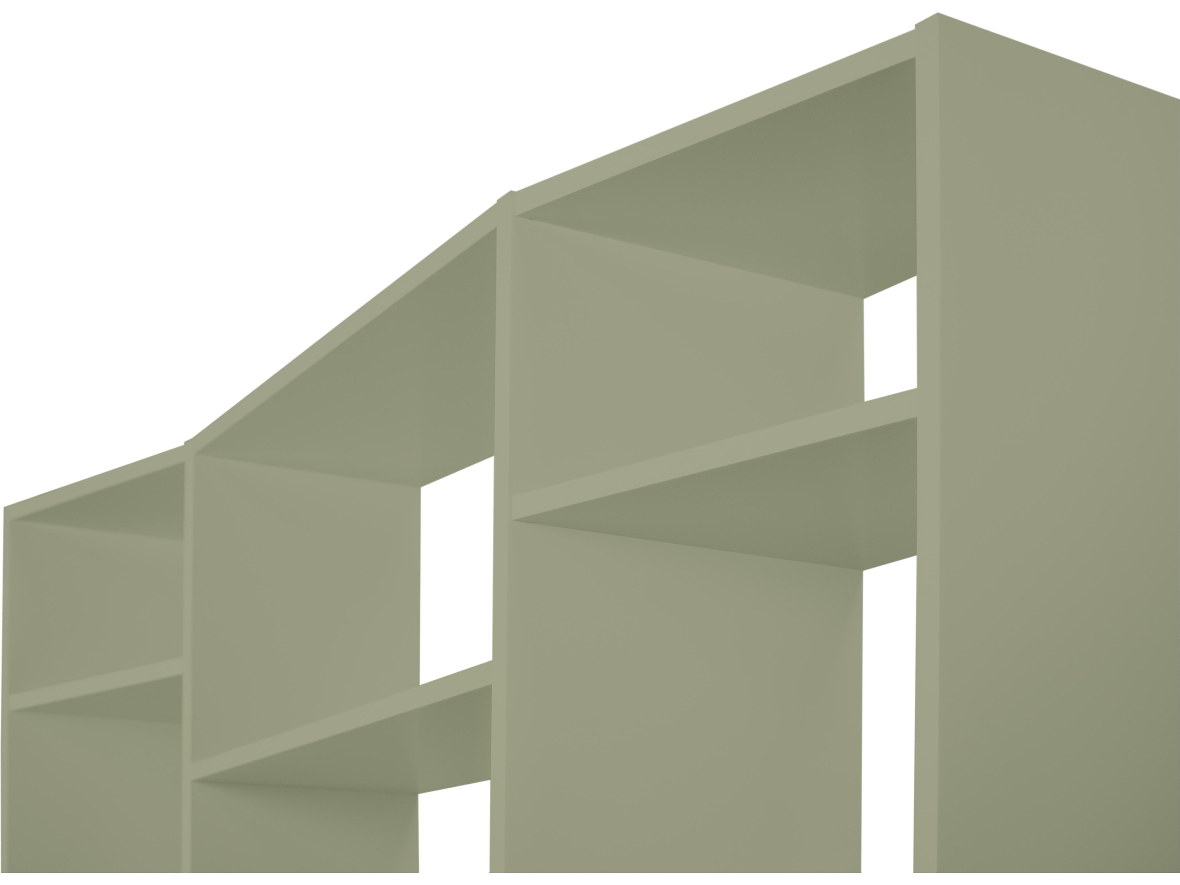 TemaHome Valsa Matte Grey Bookcase