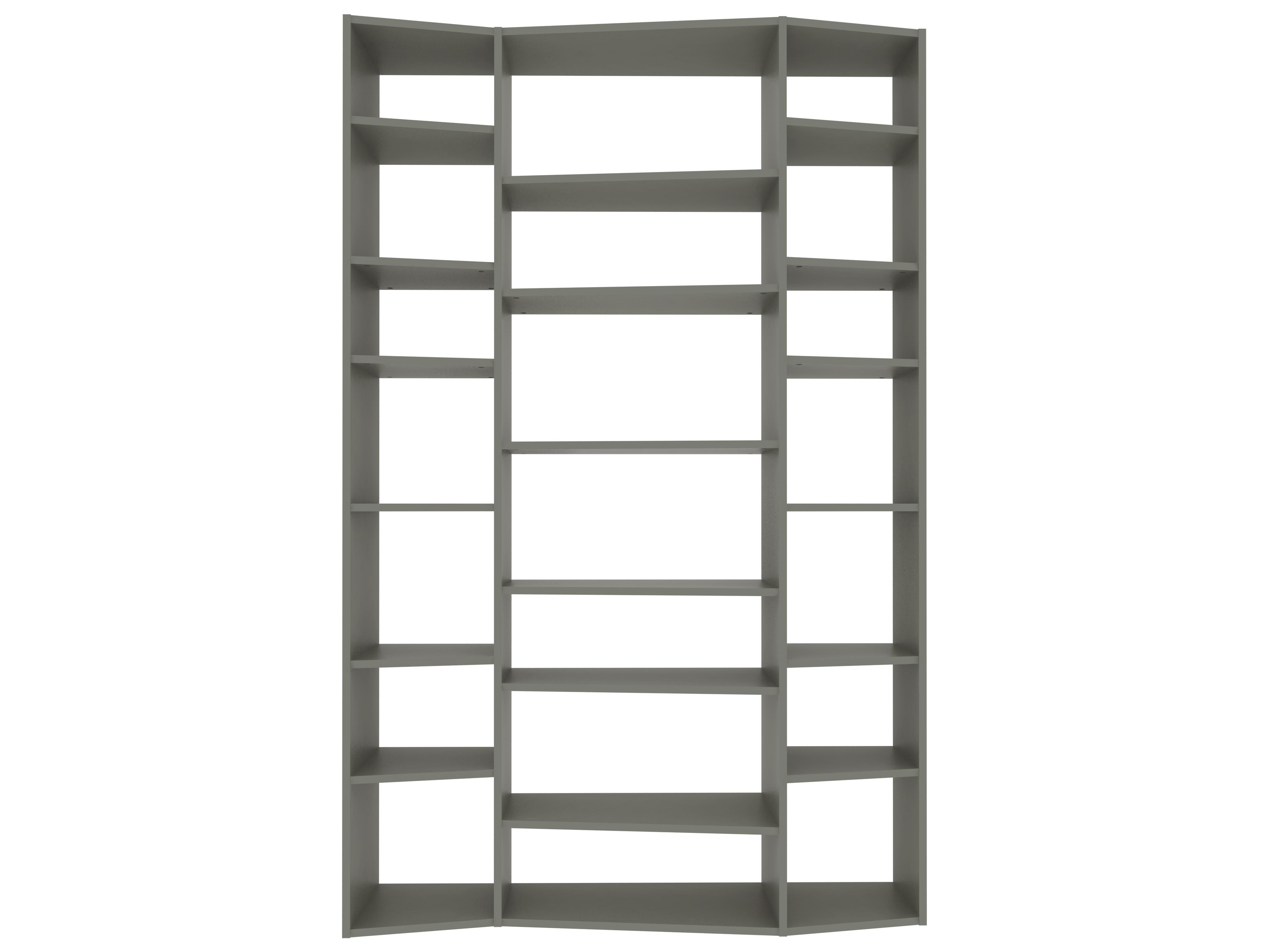 TemaHome Valsa Matte Grey Bookcase