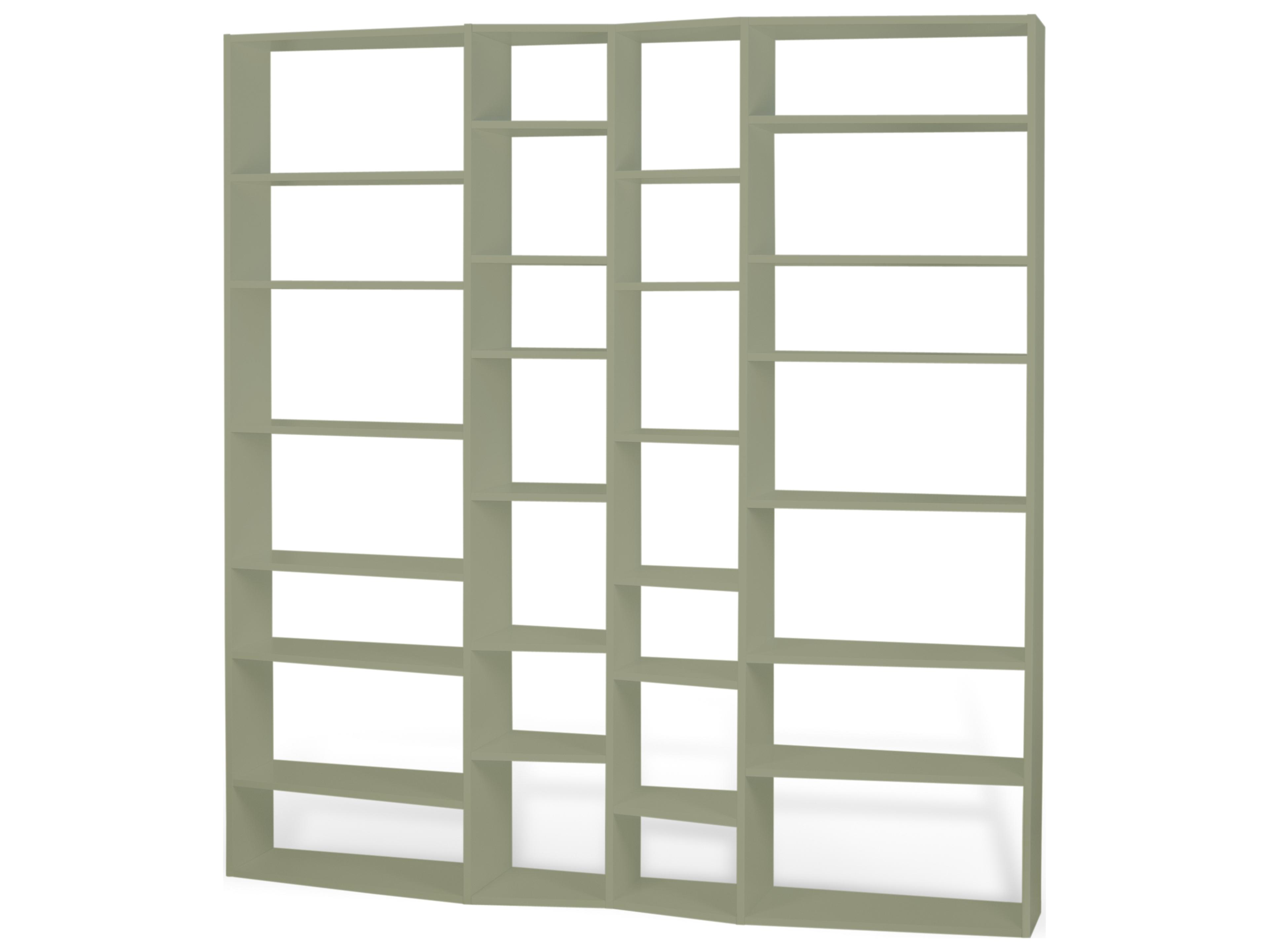 TemaHome Valsa Matte Grey Bookcase