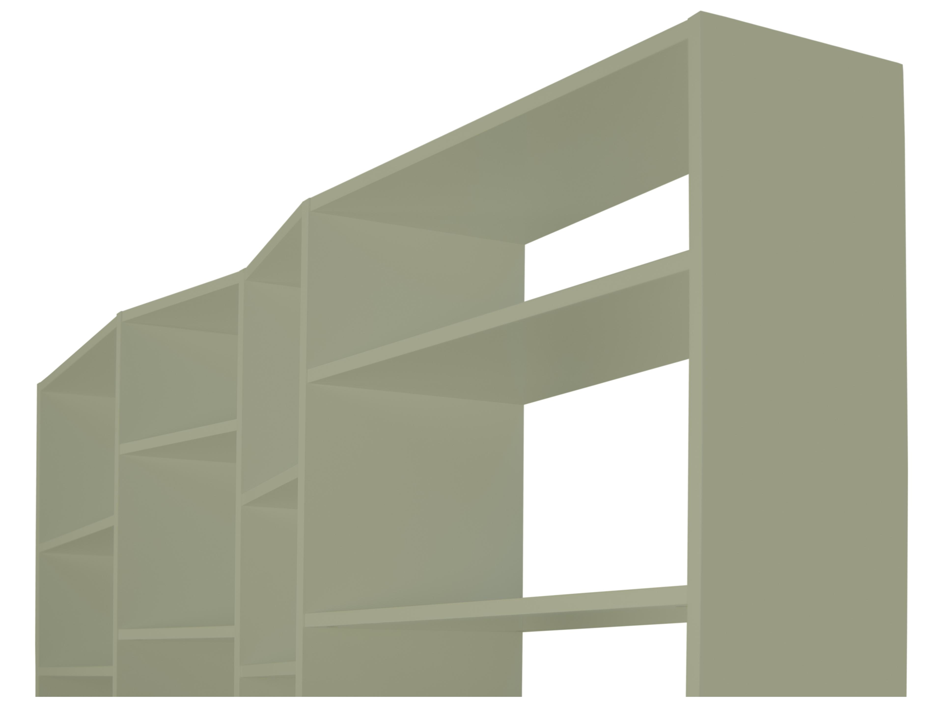 TemaHome Valsa Matte Grey Bookcase