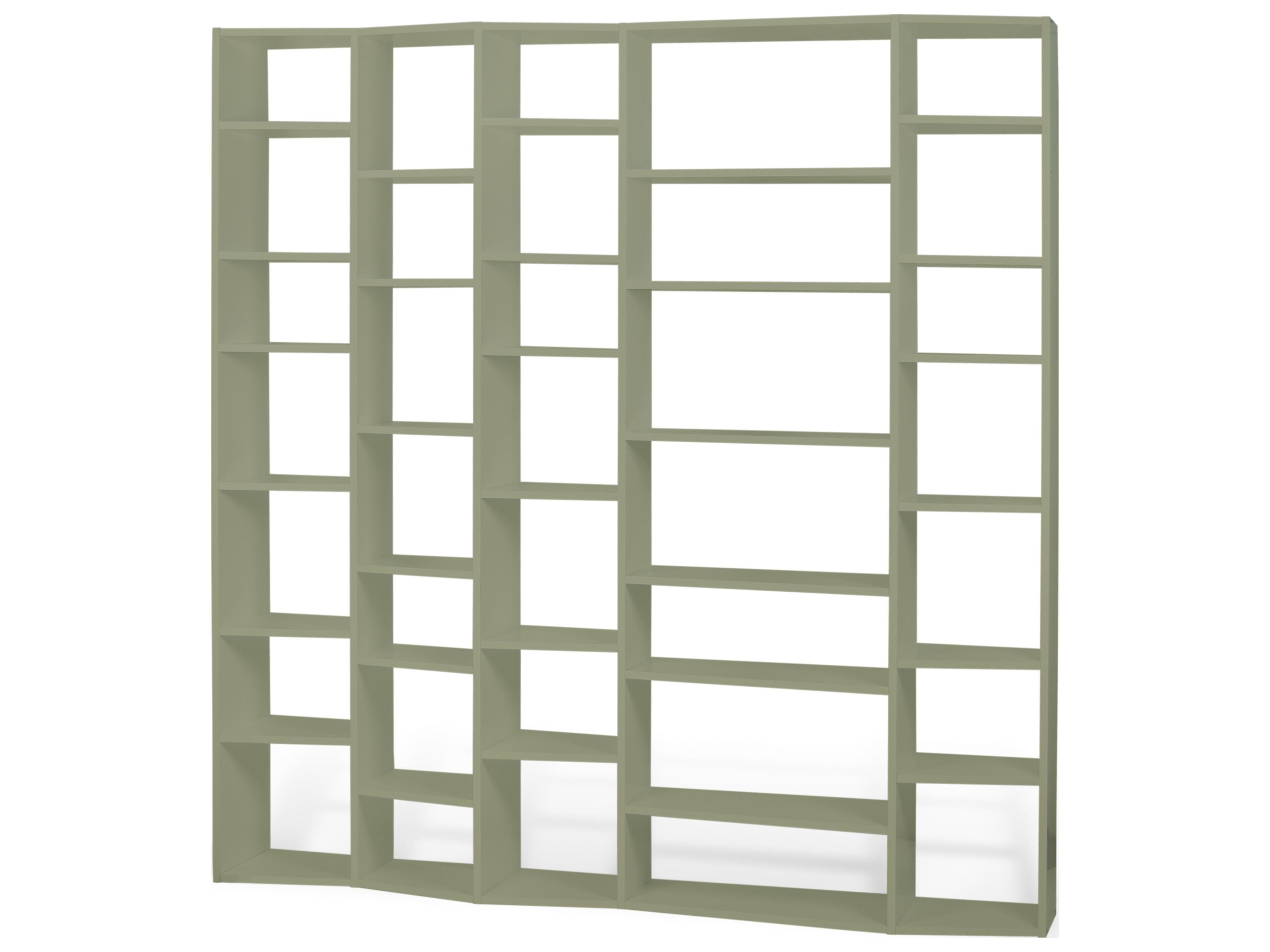 TemaHome Valsa Matte Grey Bookcase