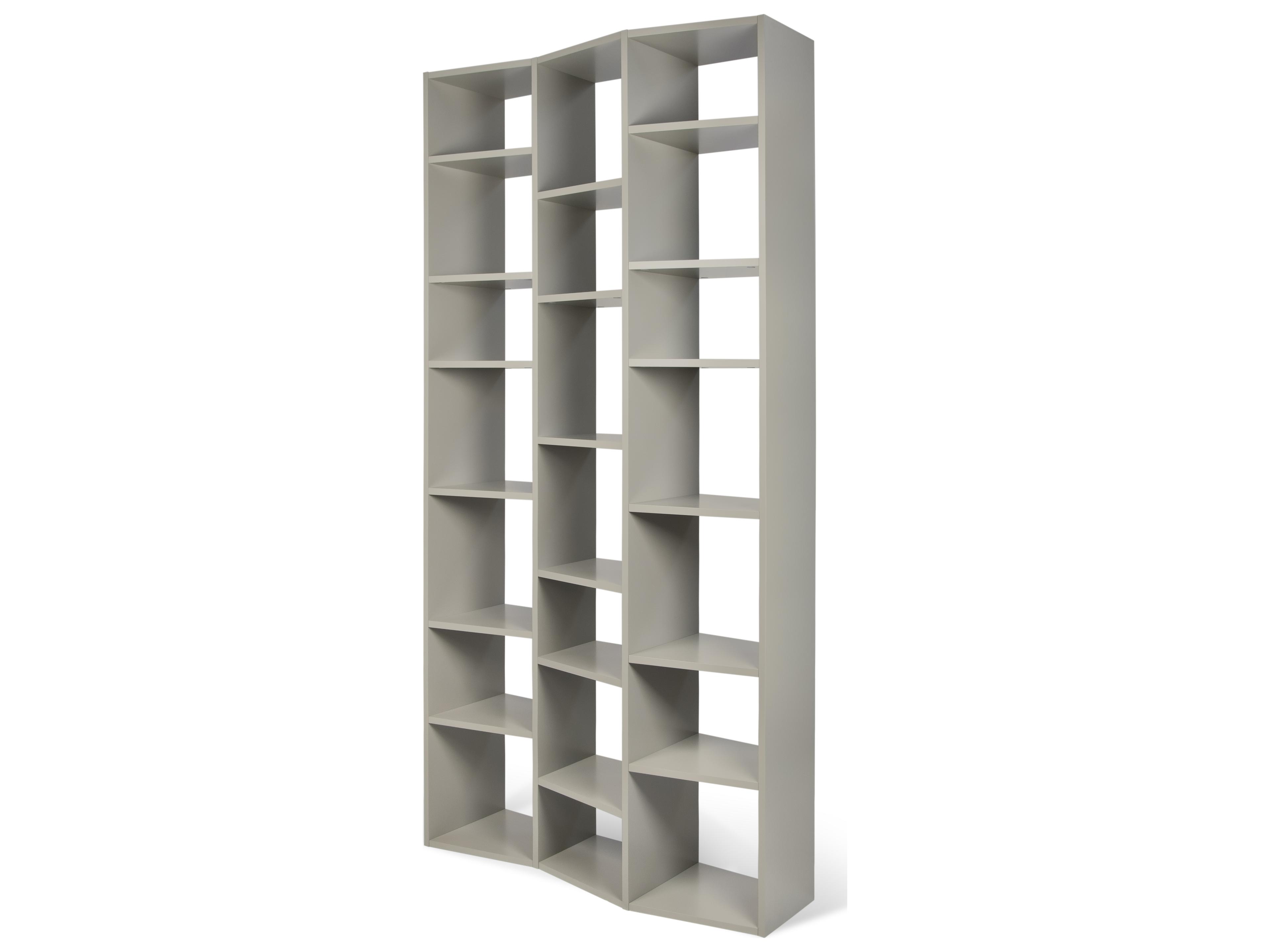 TemaHome Valsa Matte Grey Bookcase