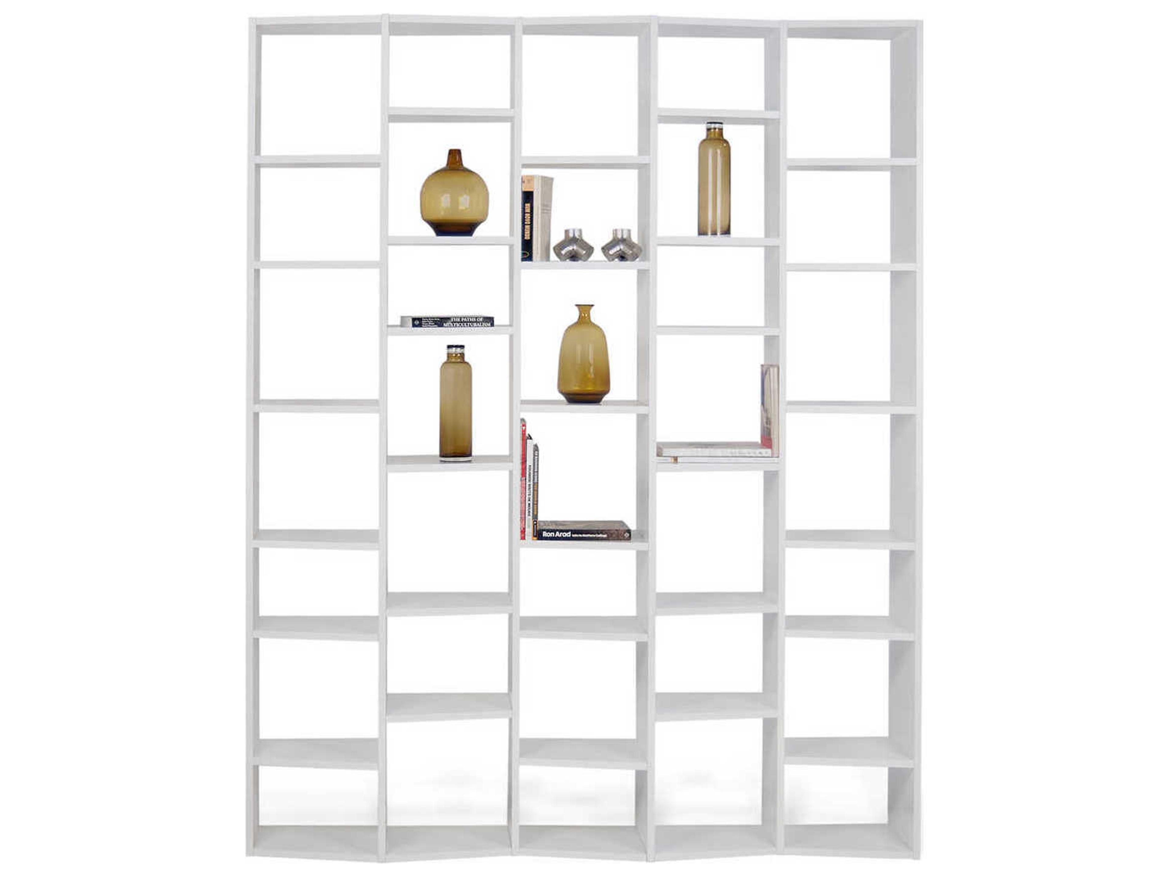 TemaHome Valsa Pure White Bookcase