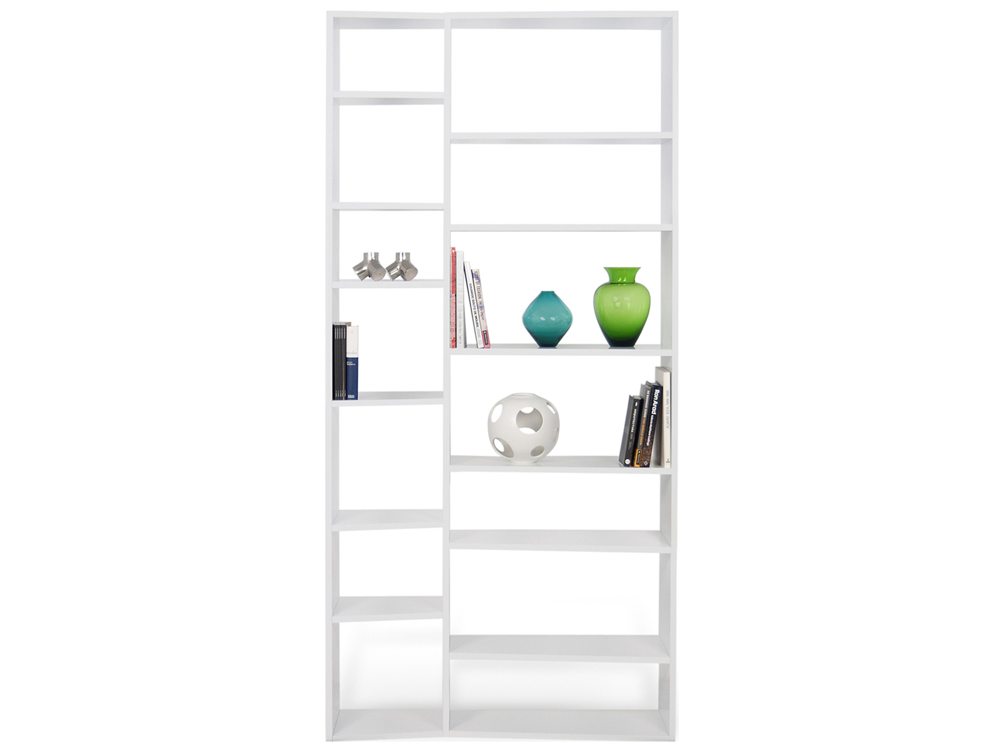 TemaHome Valsa Pure White Bookcase