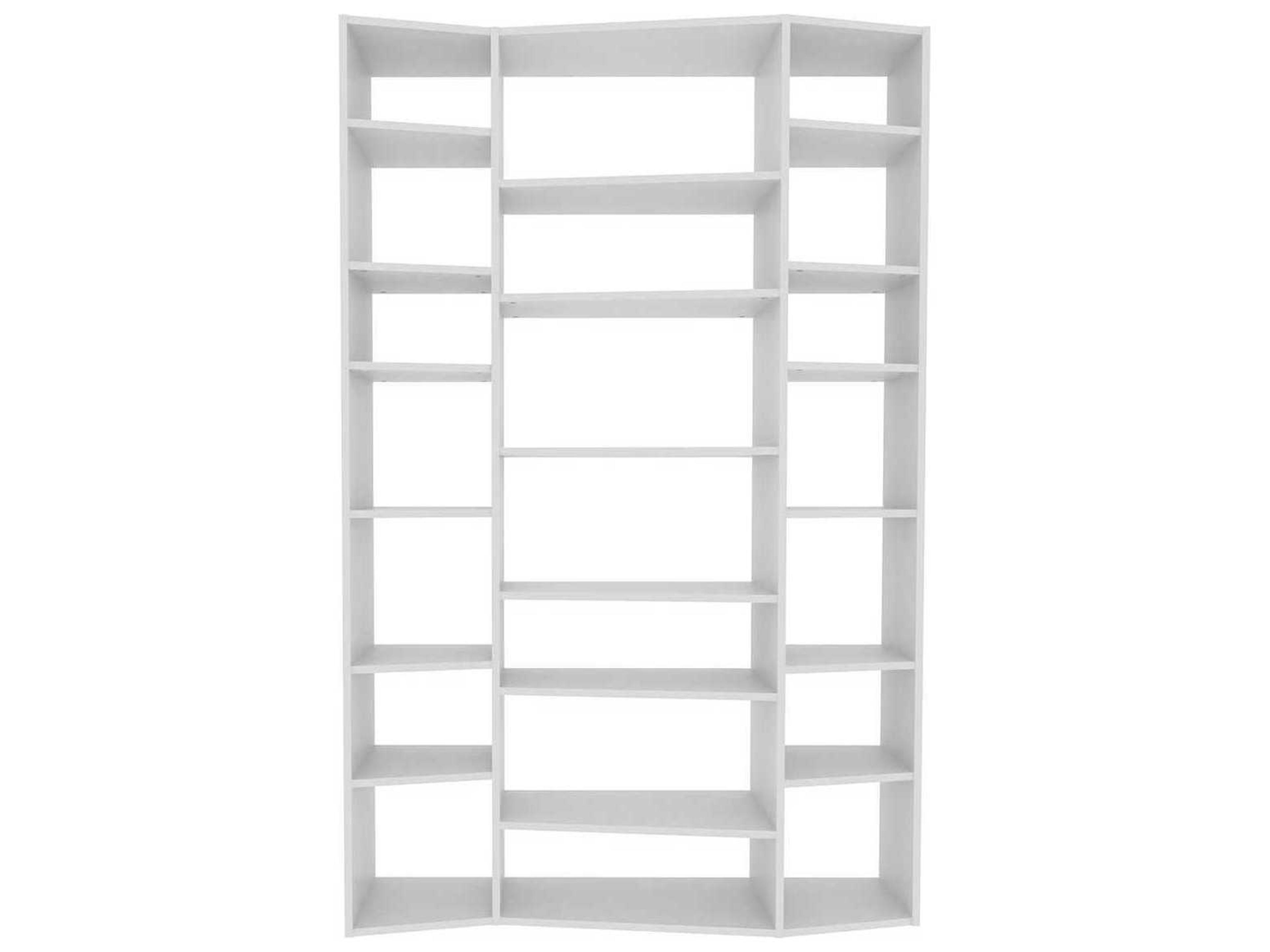 TemaHome Valsa Pure White Bookcase