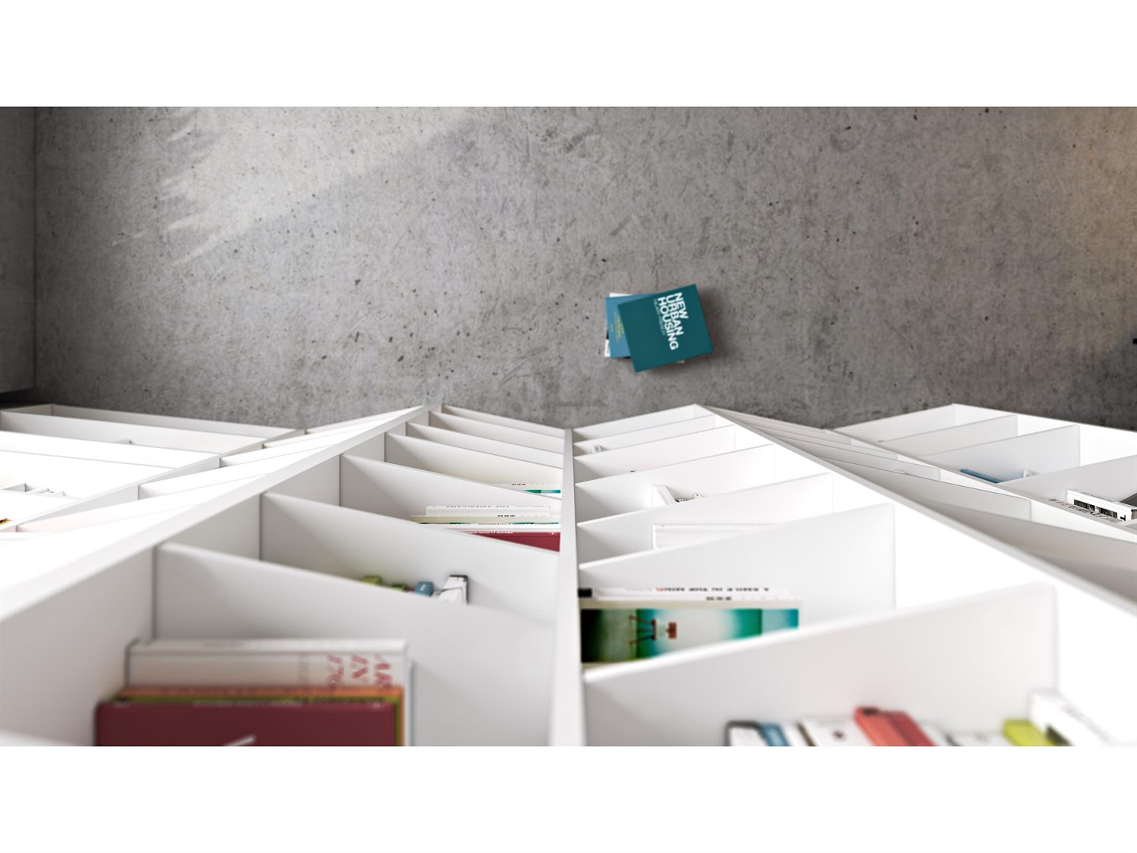 TemaHome Valsa Pure White Bookcase