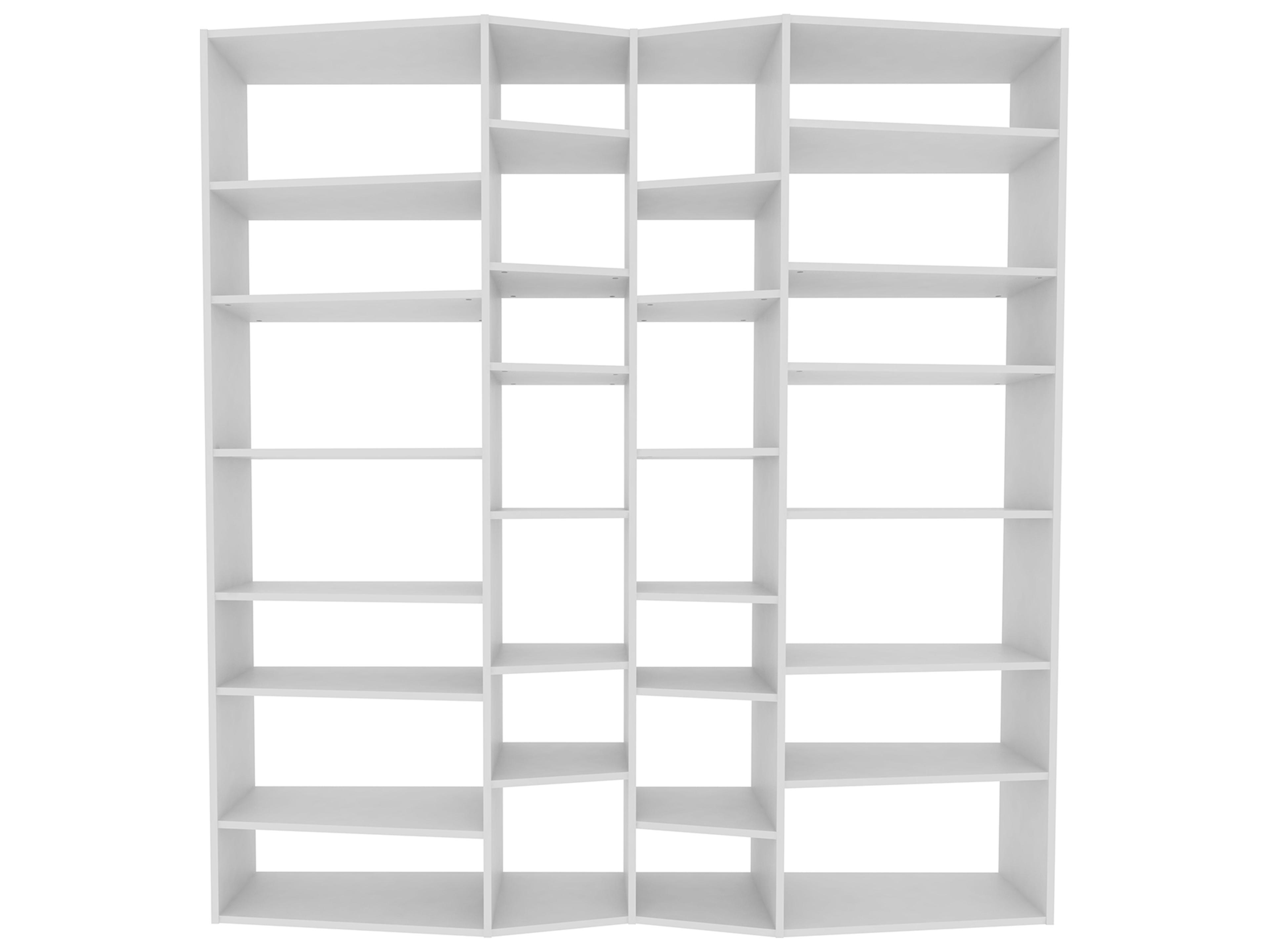 TemaHome Valsa Pure White Bookcase
