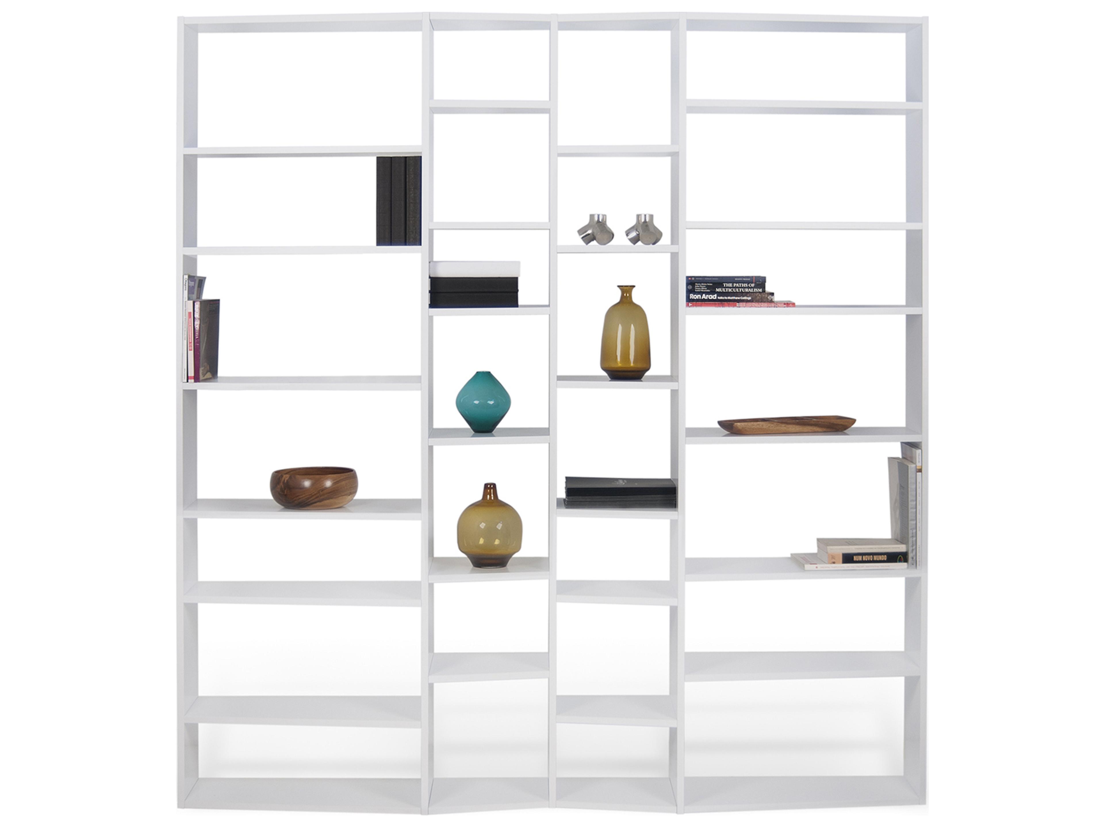 TemaHome Valsa Pure White Bookcase