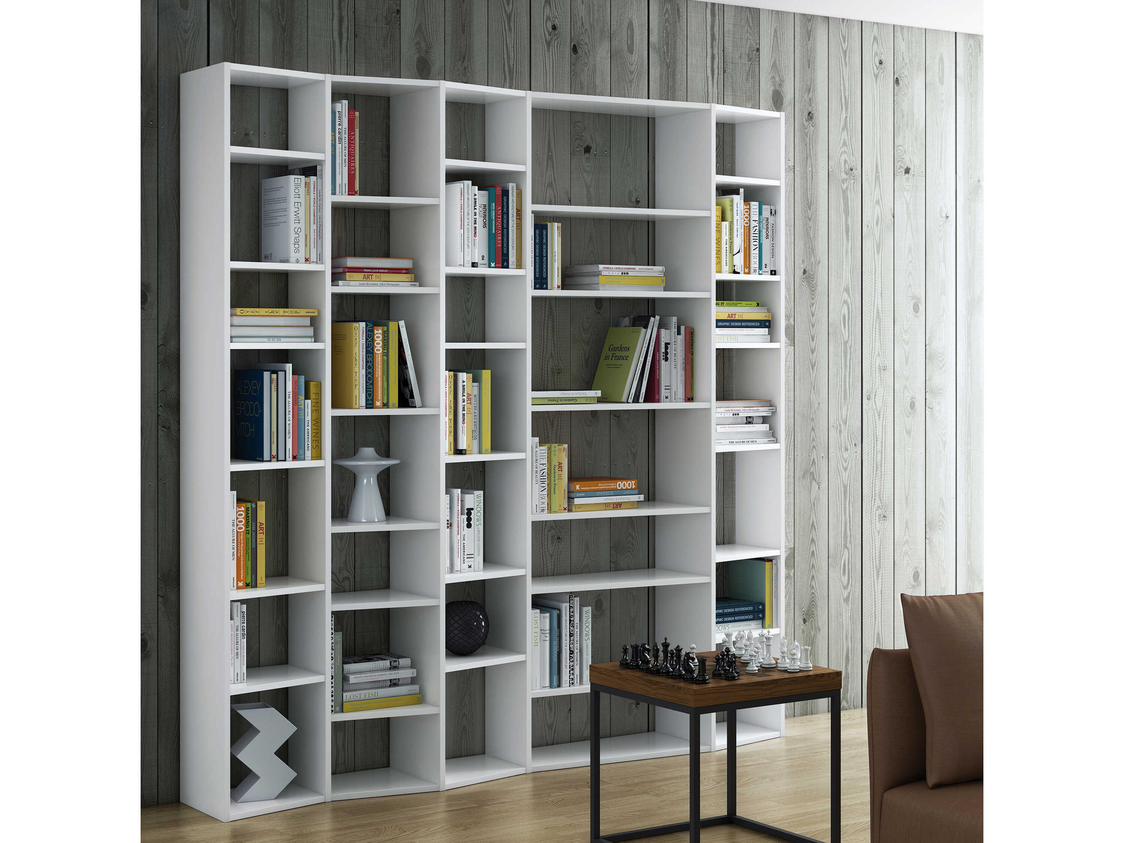 TemaHome Valsa Pure White Bookcase