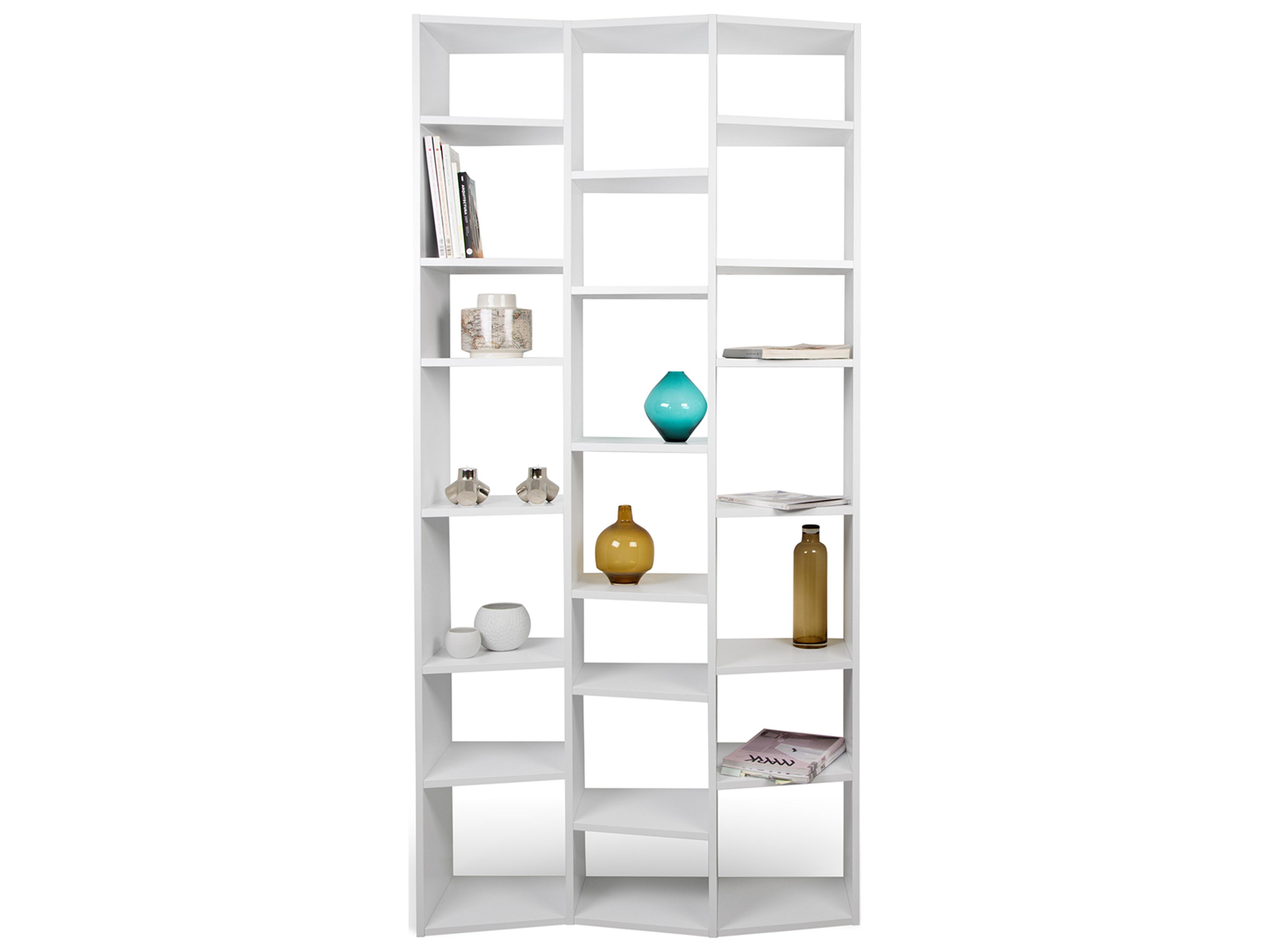 TemaHome Valsa Pure White Bookcase