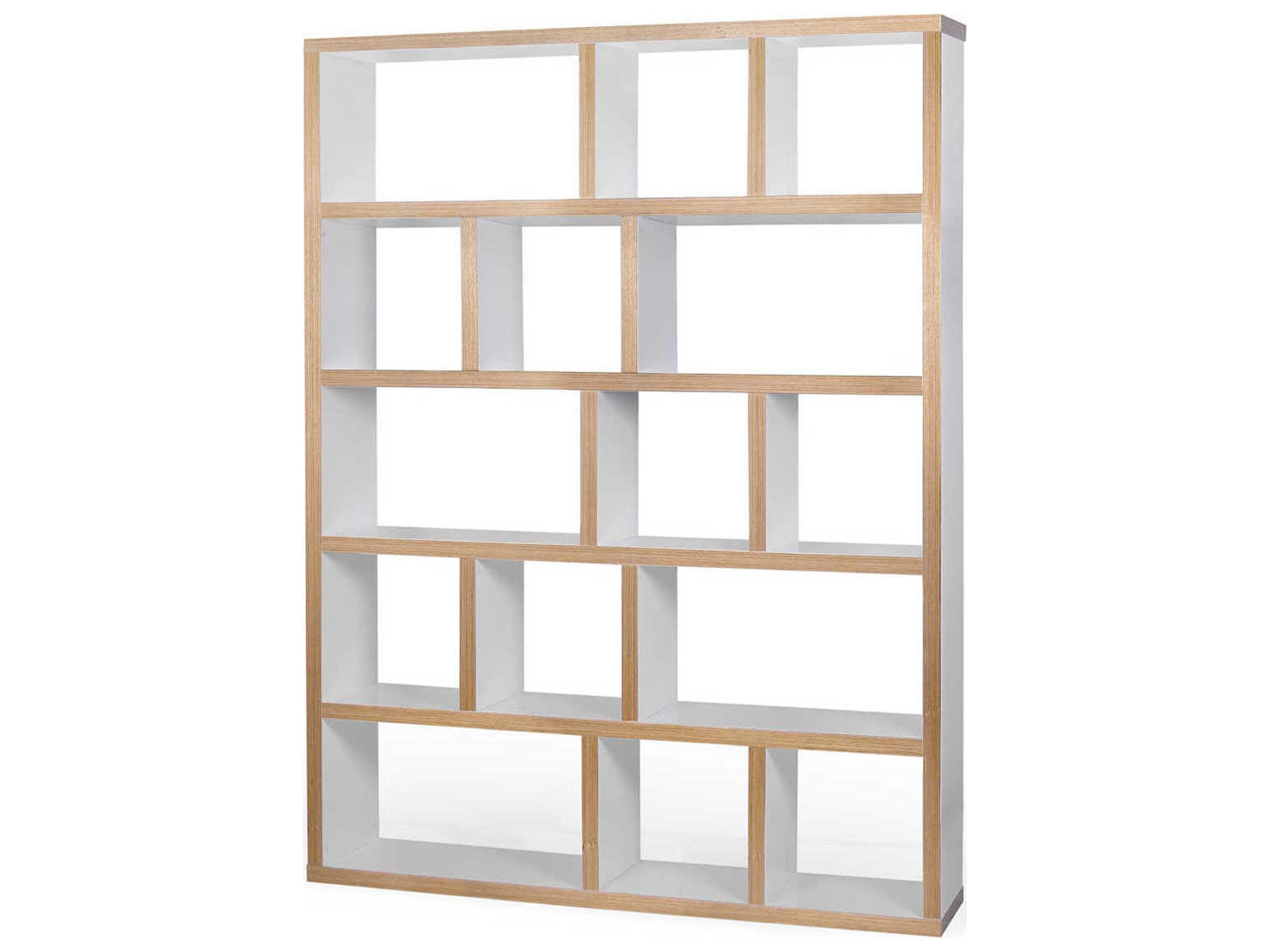 TemaHome Berlin Pure White Plywood Bookcase