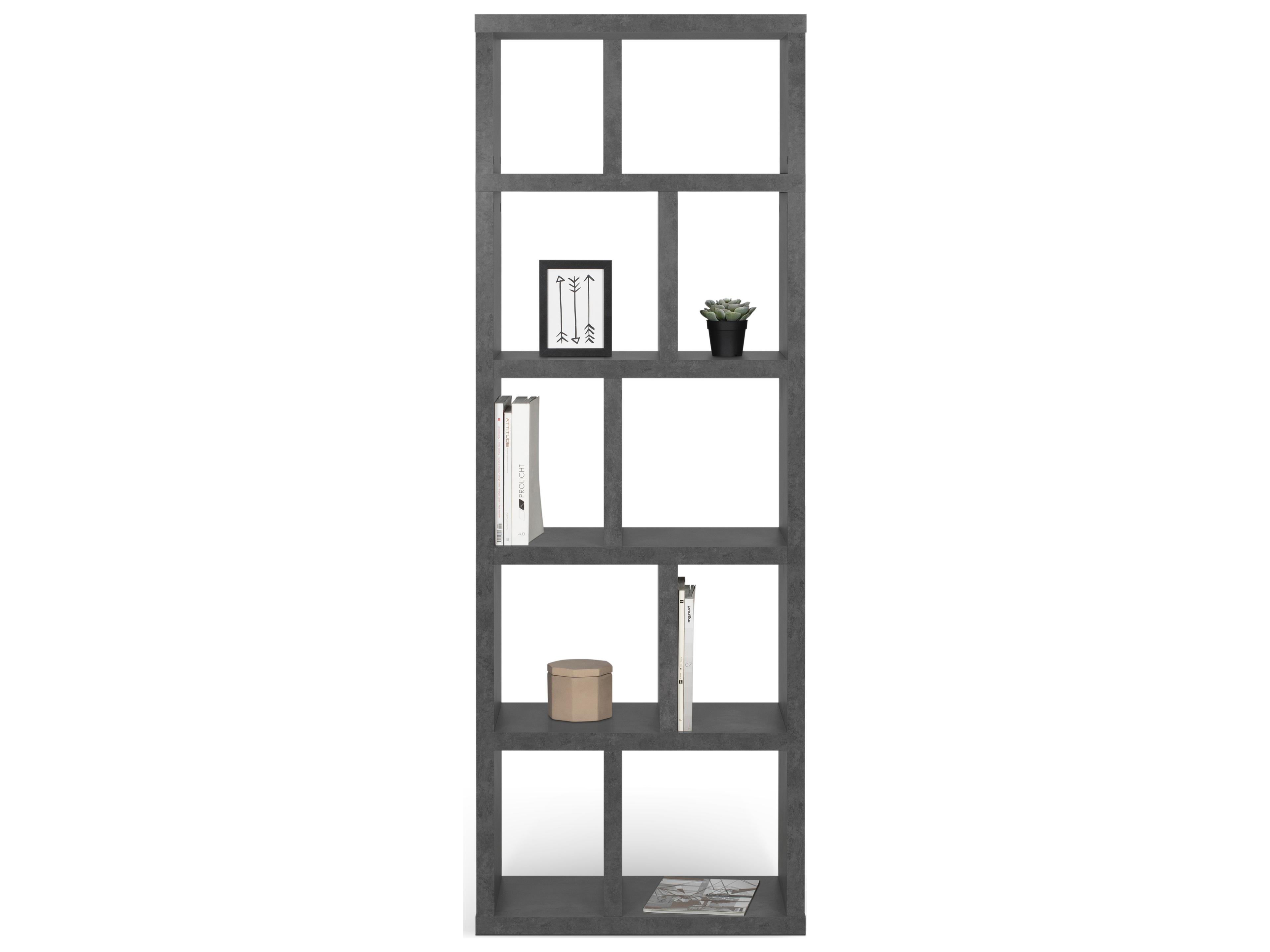TemaHome Berlin Concrete Look Bookcase
