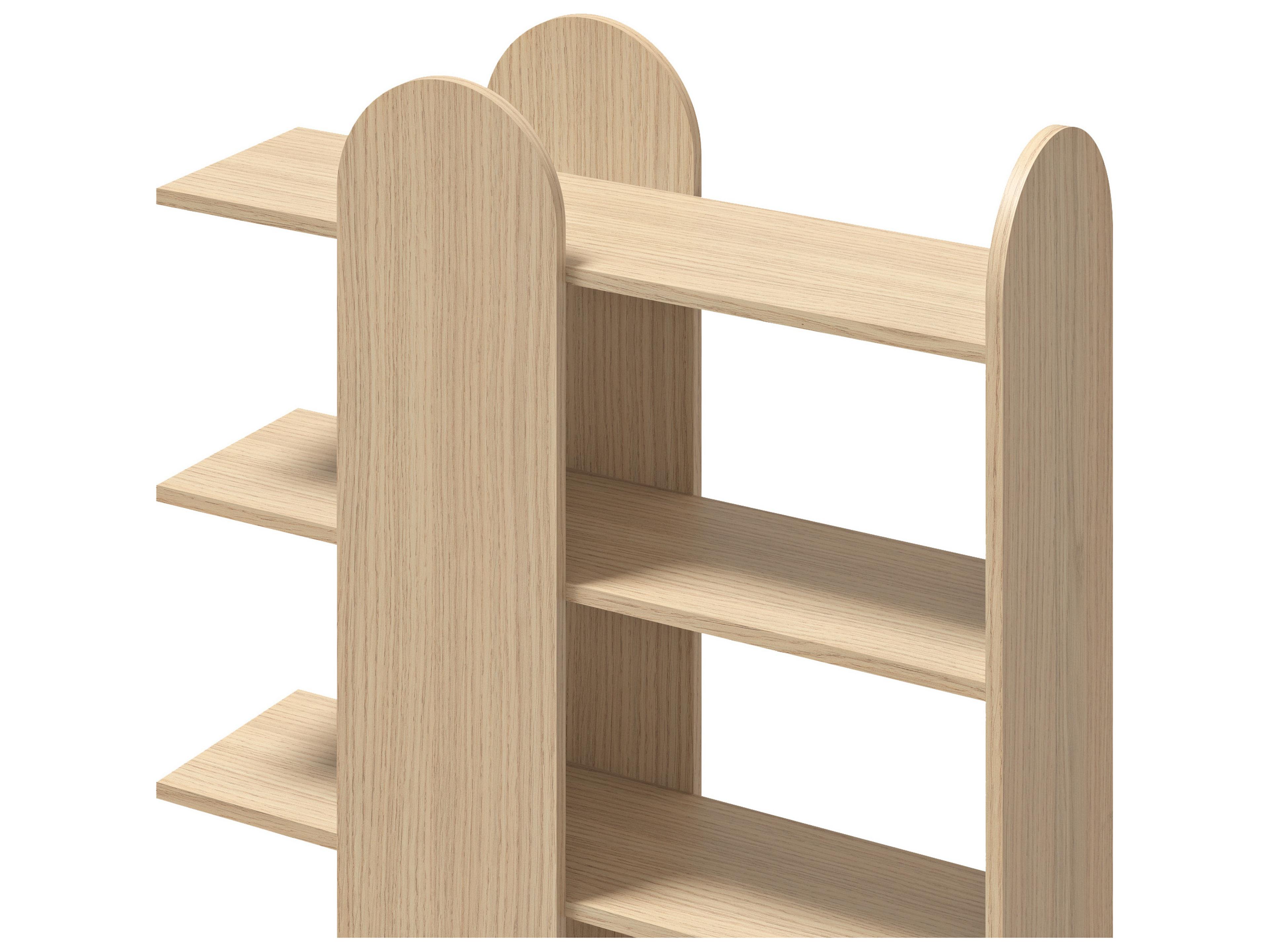 TemaHome Venice Light Oak Bookcase