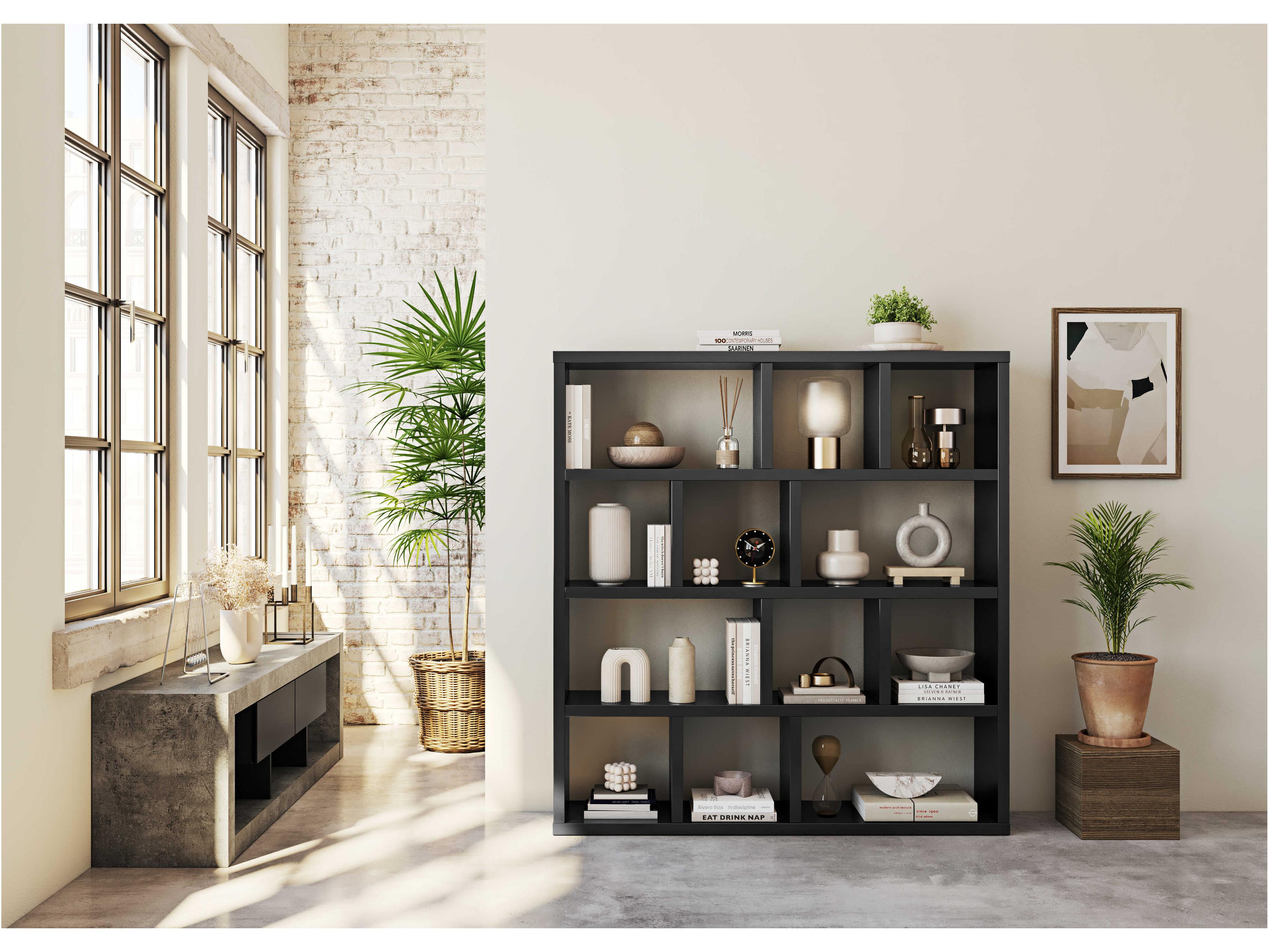 TemaHome Berlin Pure Black Bookcase