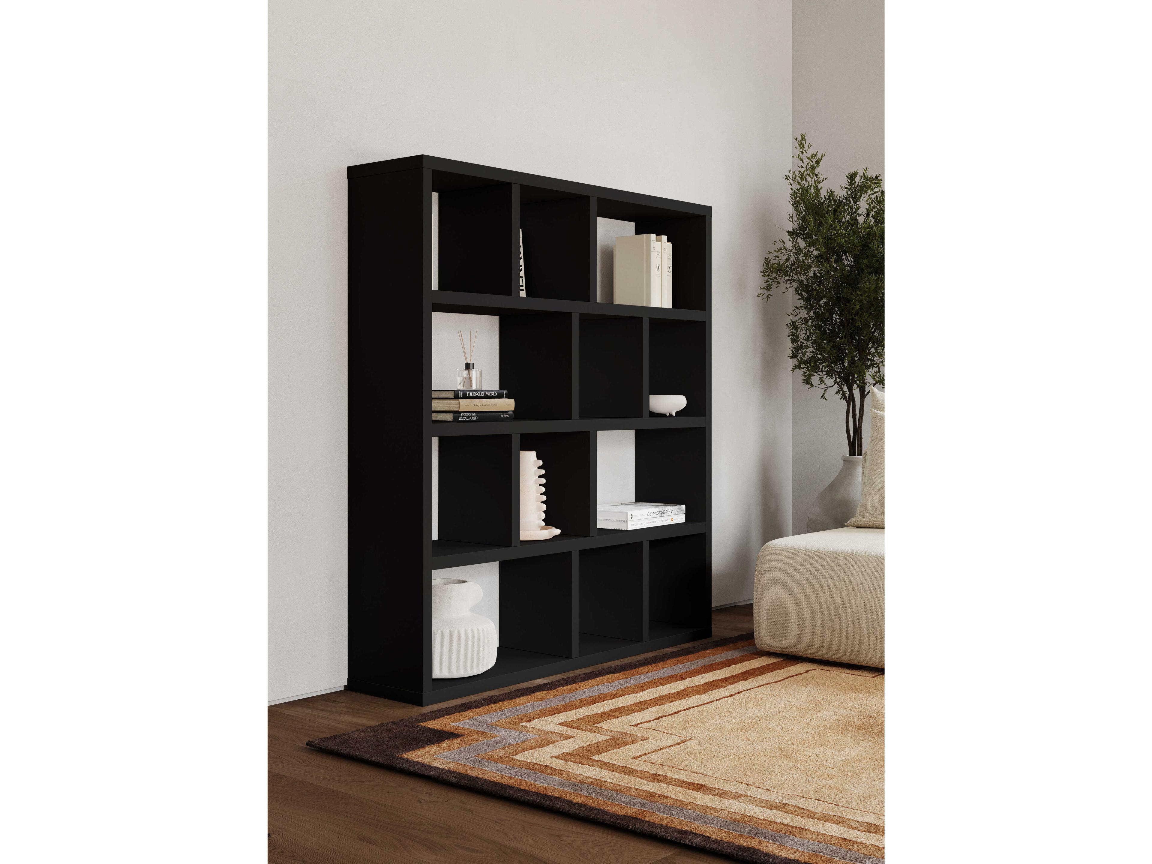 TemaHome Berlin Pure Black Bookcase