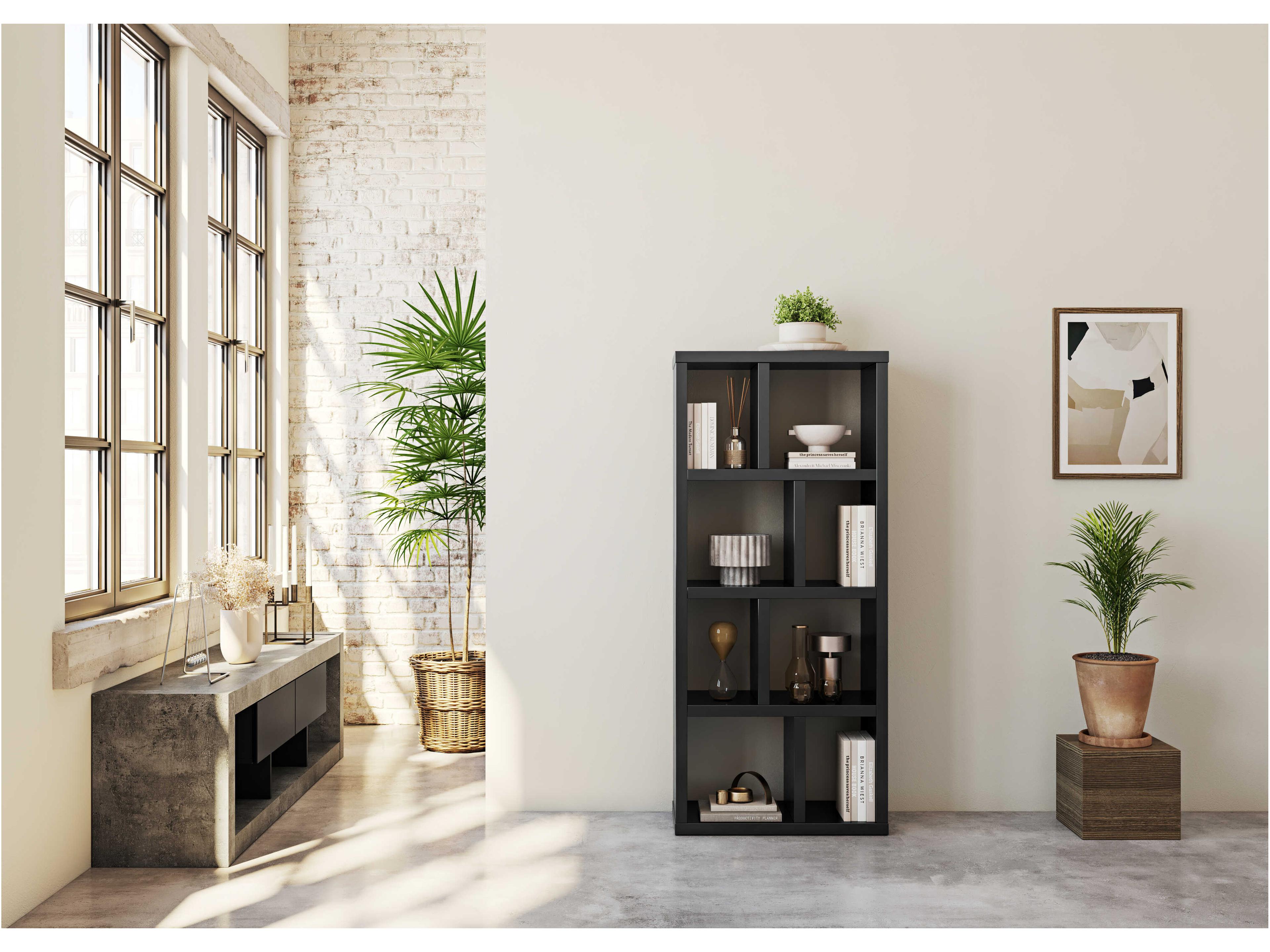 TemaHome Berlin Pure Black Bookcase