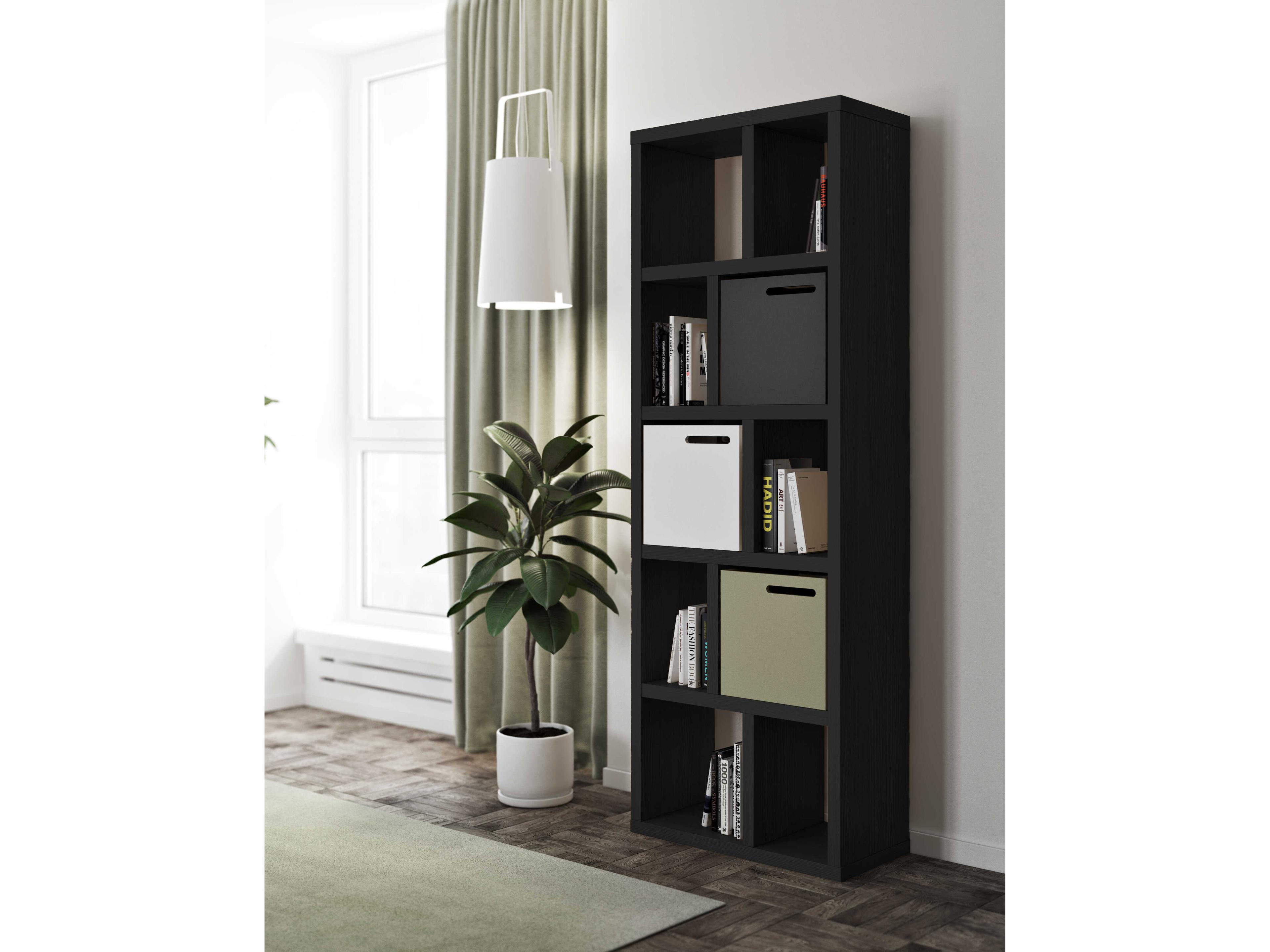 TemaHome Berlin Pure Black Bookcase