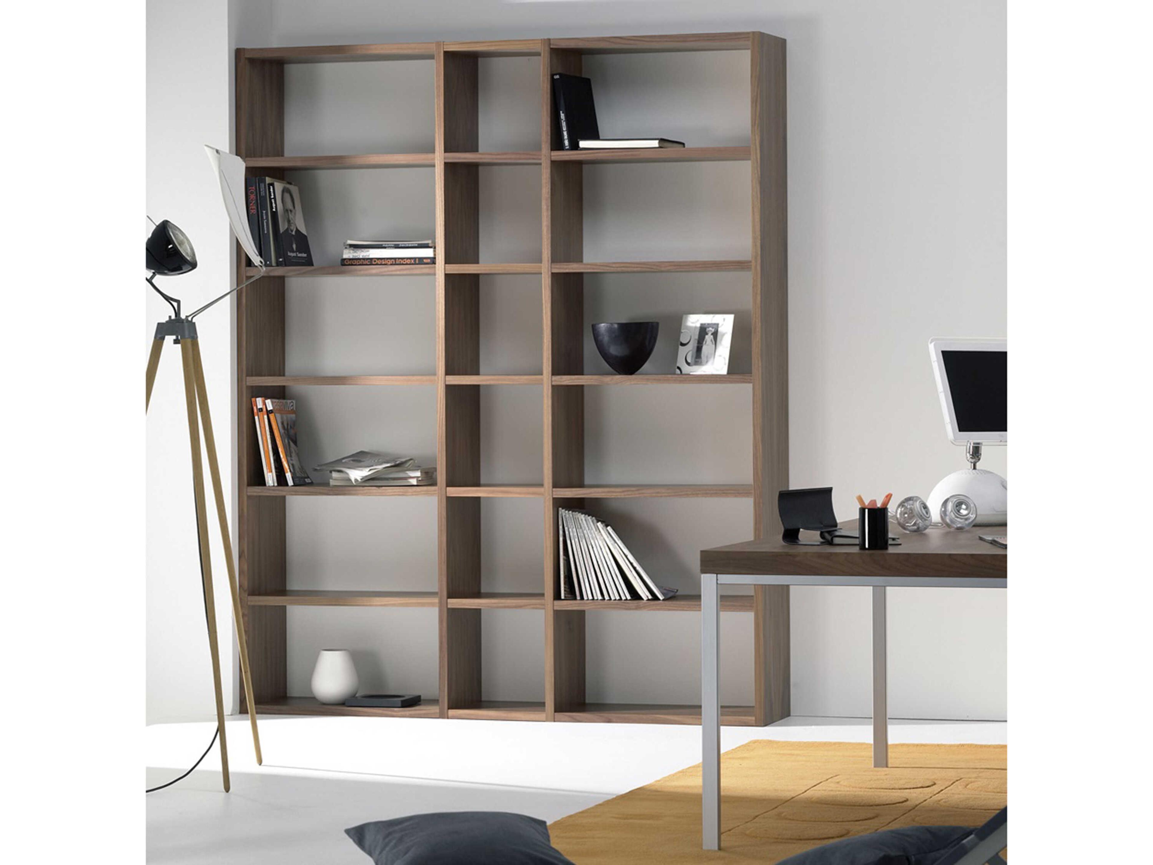 TemaHome Pombal Walnut Bookcase
