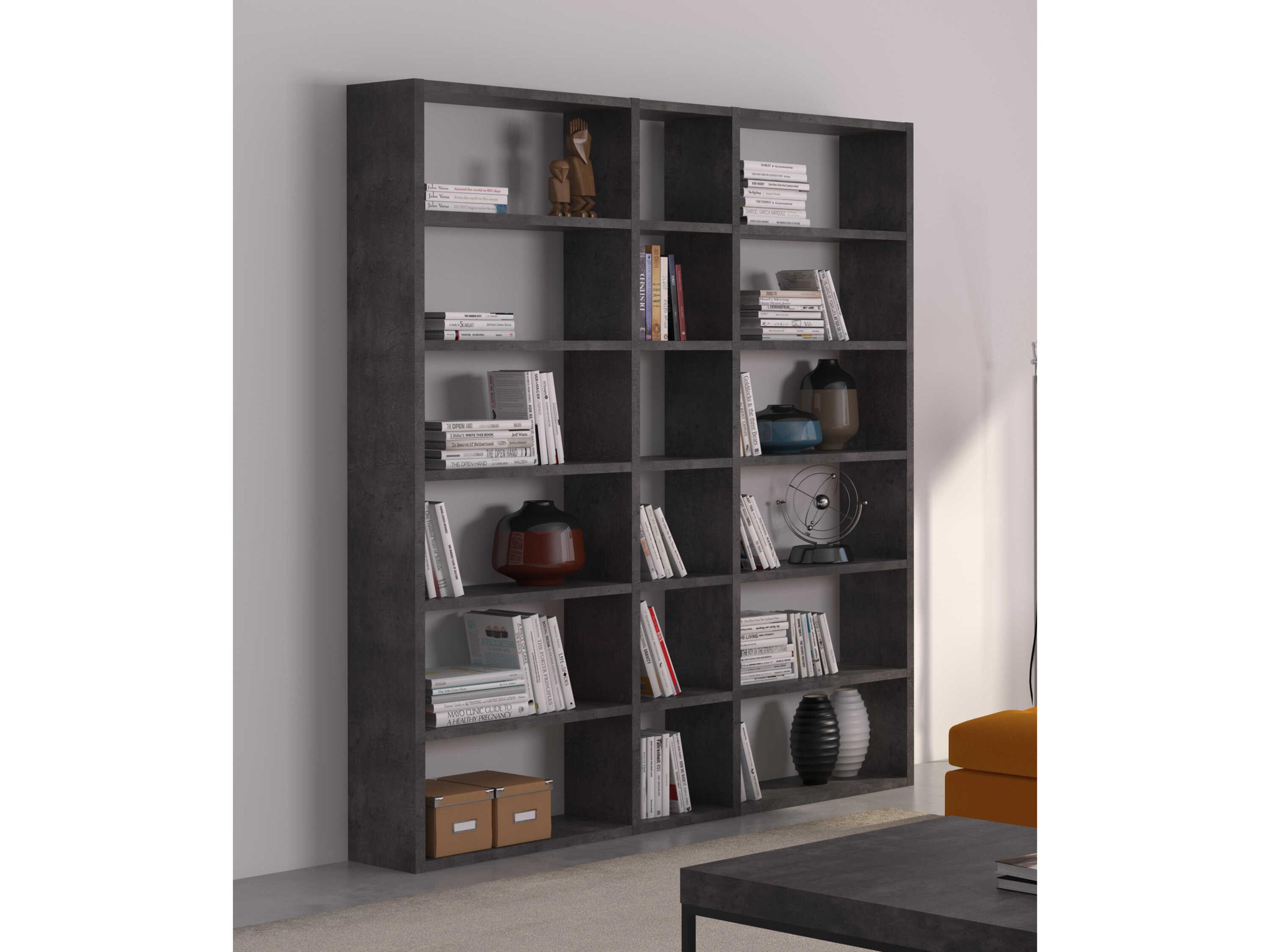 TemaHome Pombal Concrete Look Bookcase